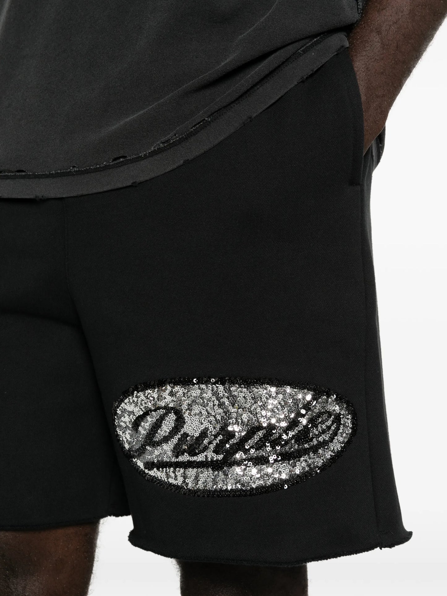 raw-hem shorts