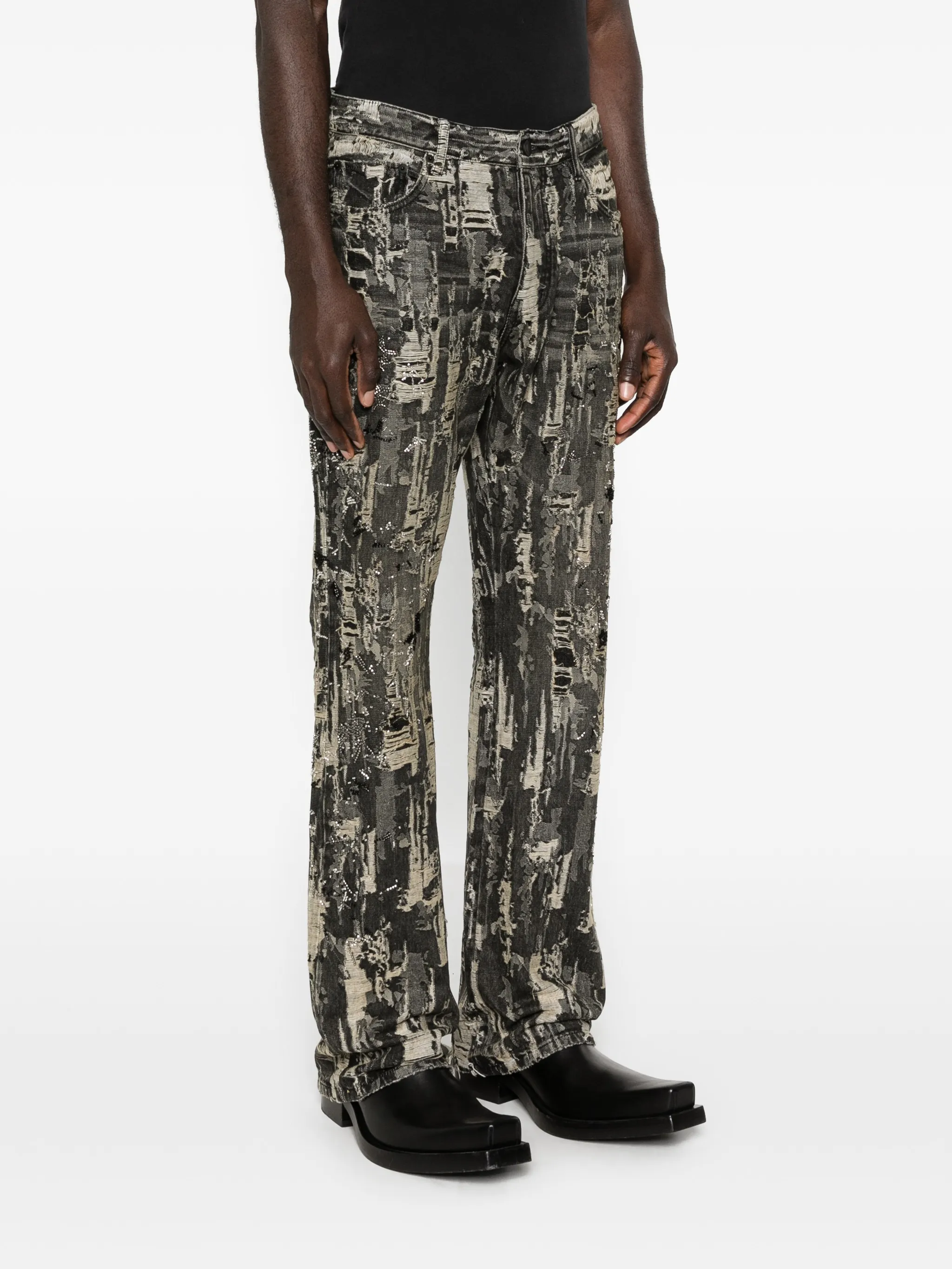 P026 bead splatter destroy pants