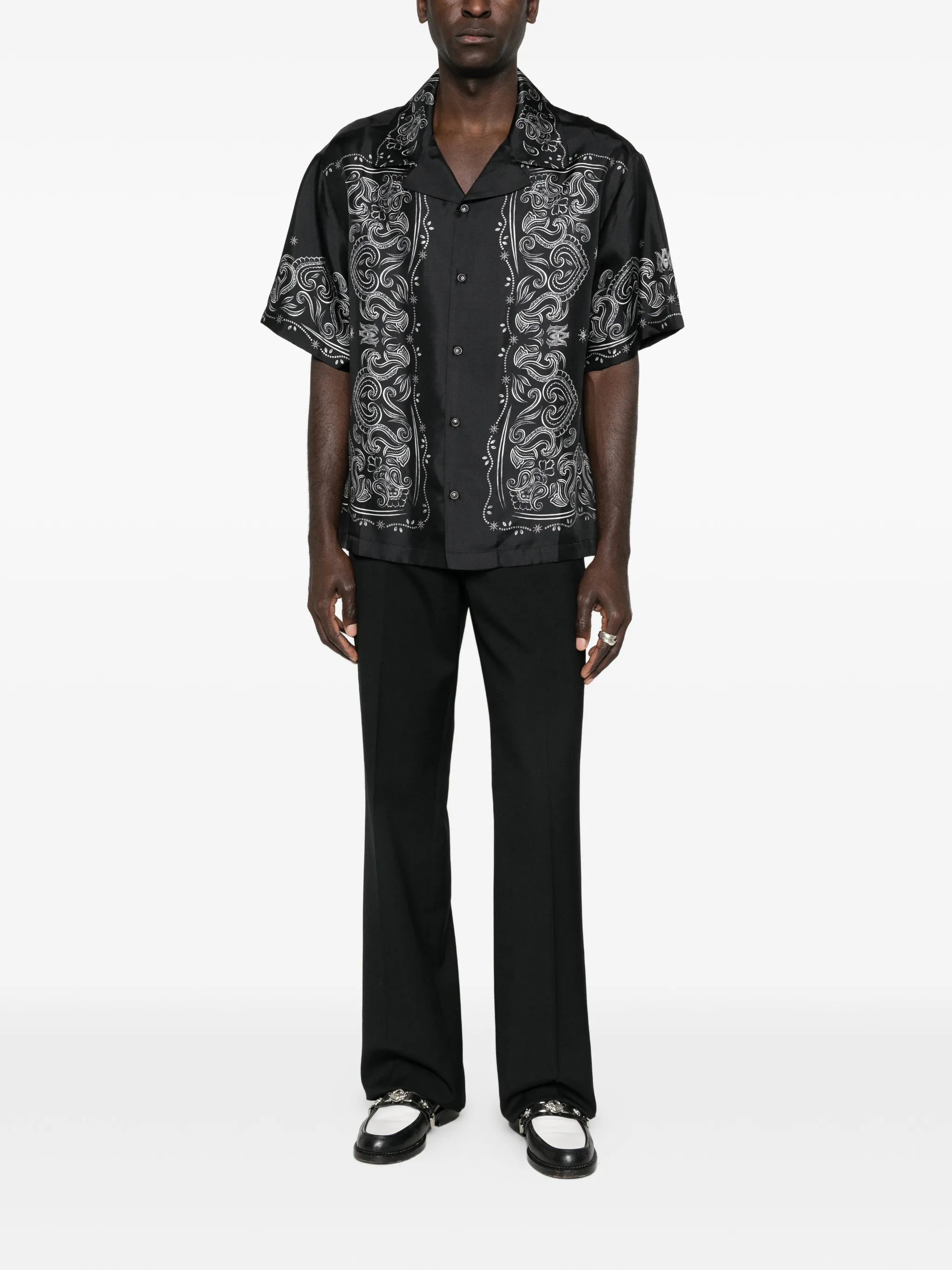 printed short-sleeve shirt