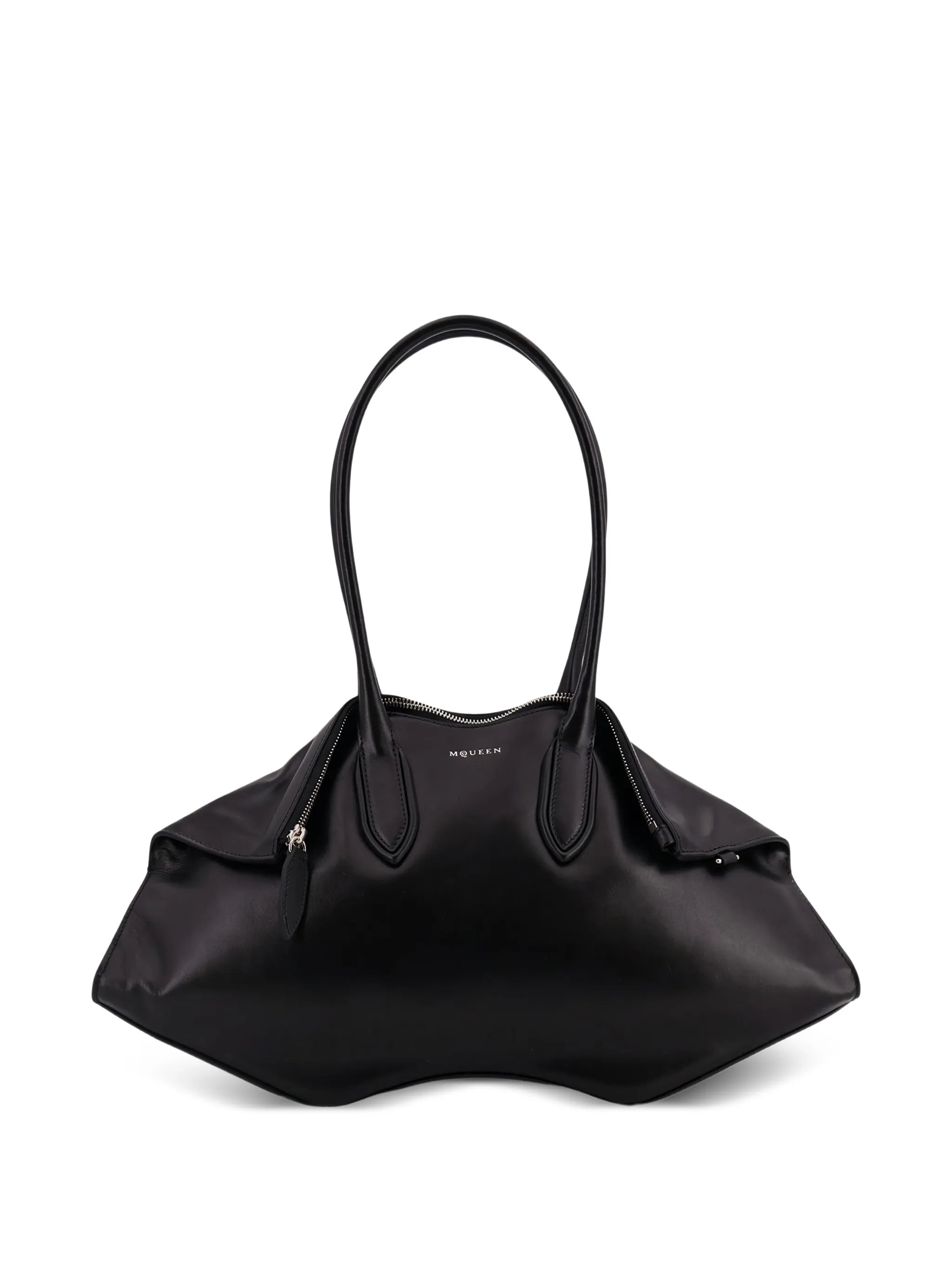 Manta studded leather shoulder bag