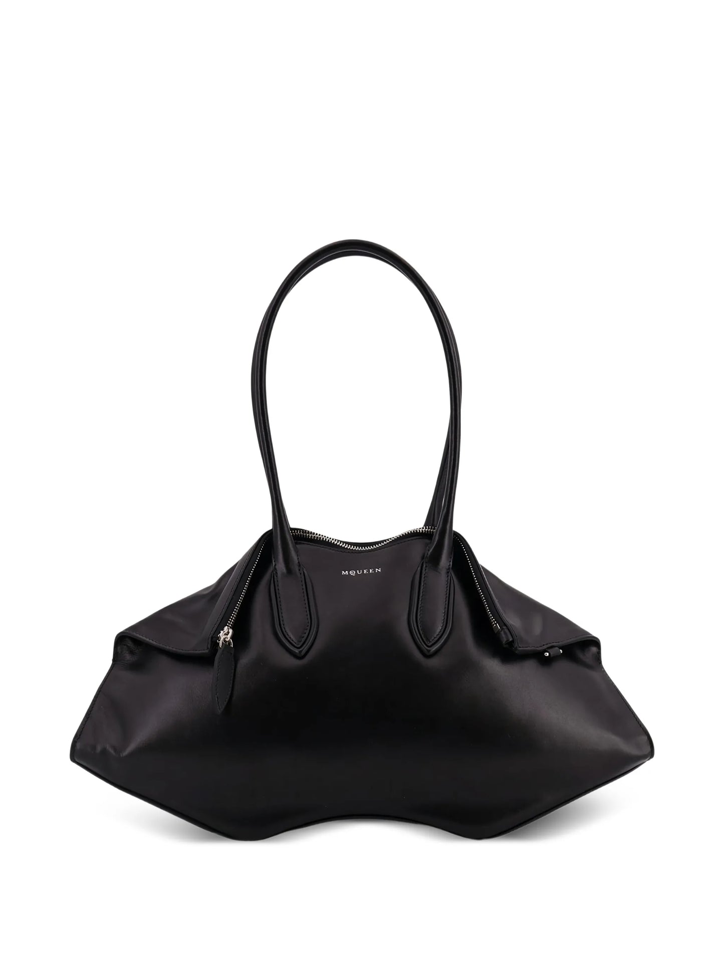 Manta studded leather shoulder bag