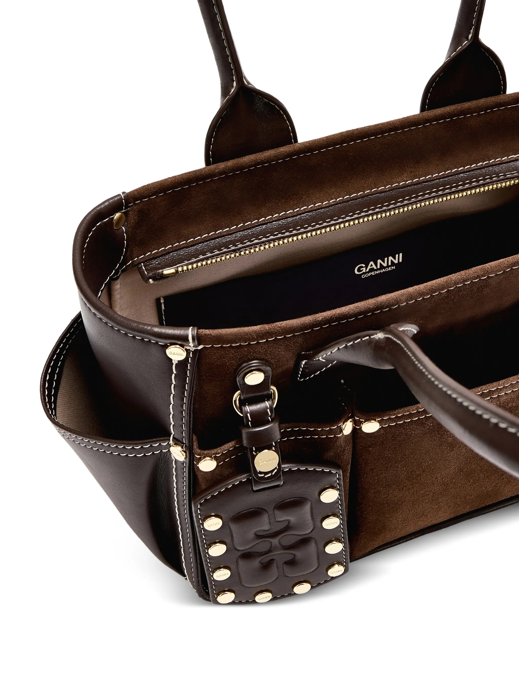 small Posy stud embellished shoulder bag