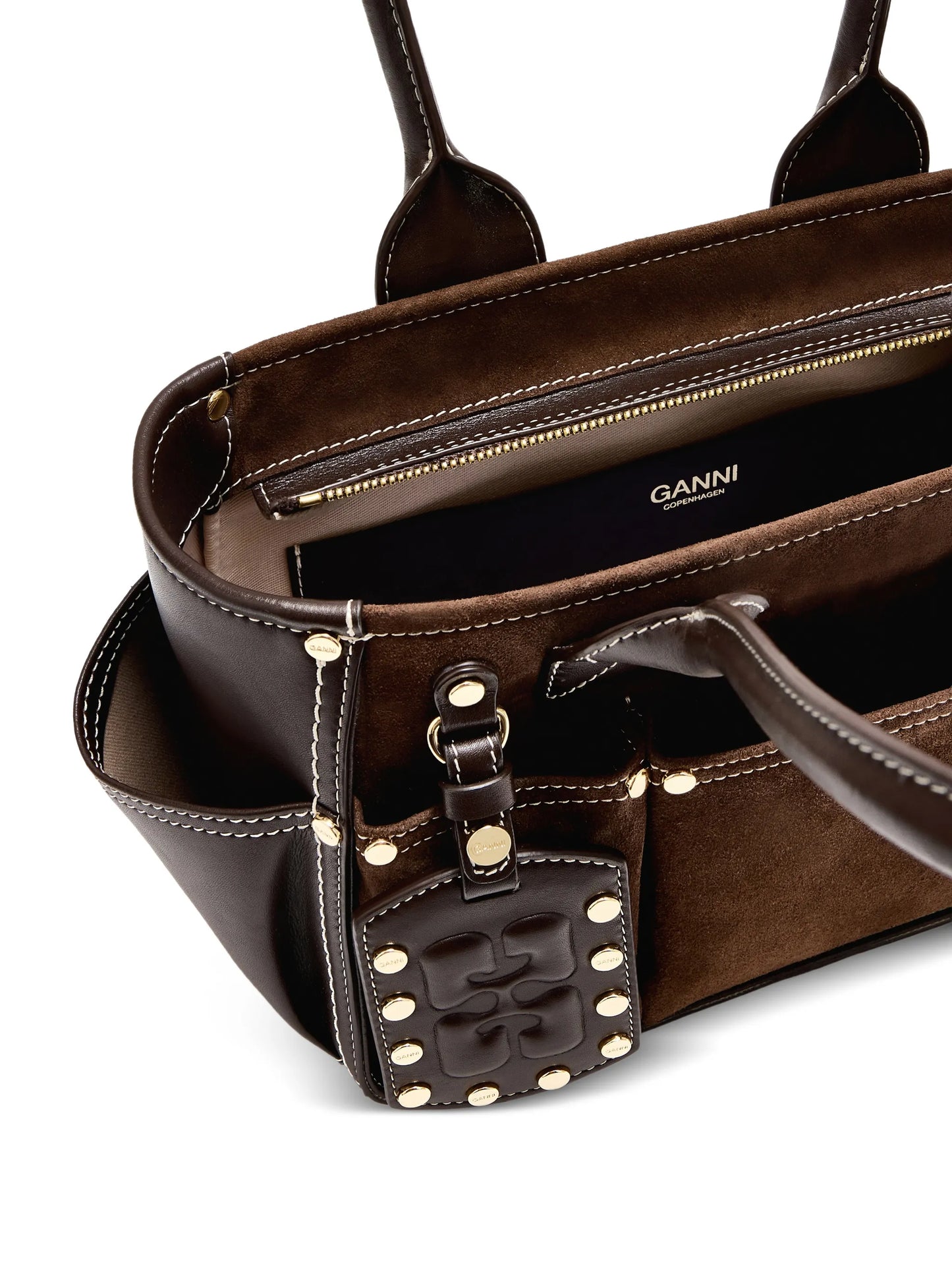 small Posy stud embellished shoulder bag
