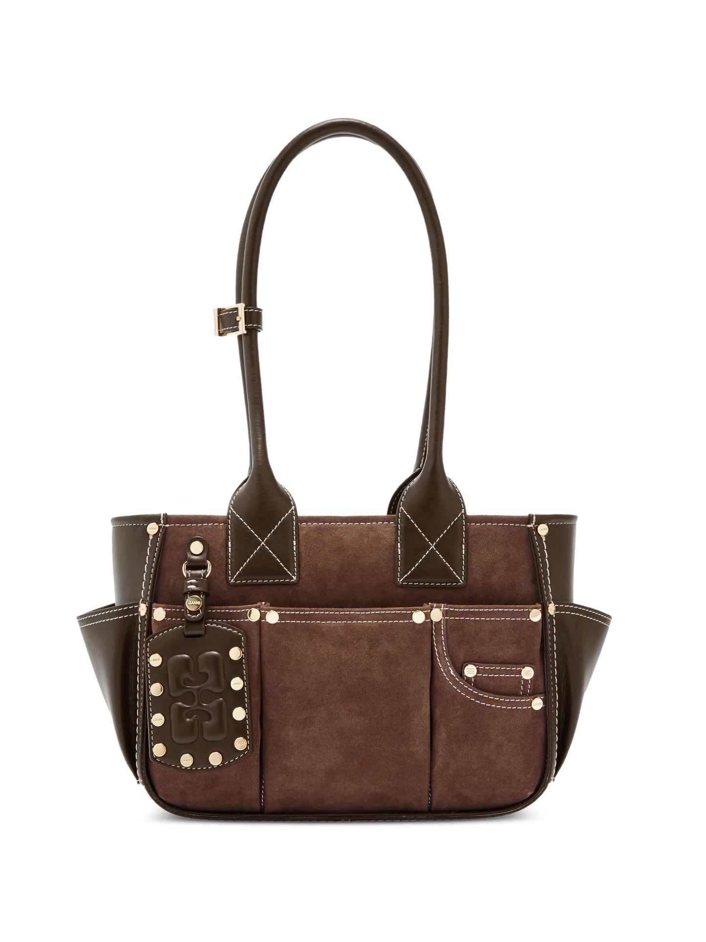small Posy stud embellished shoulder bag