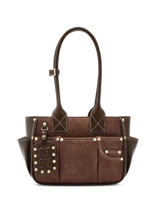 small Posy stud embellished shoulder bag