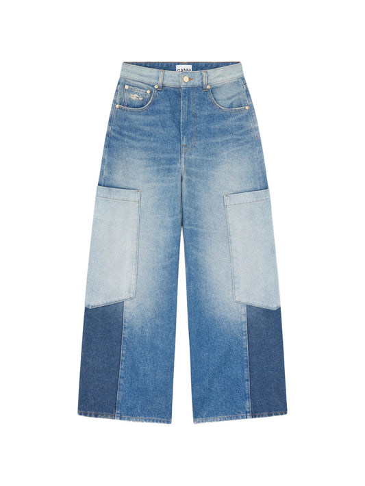 panelled jeans