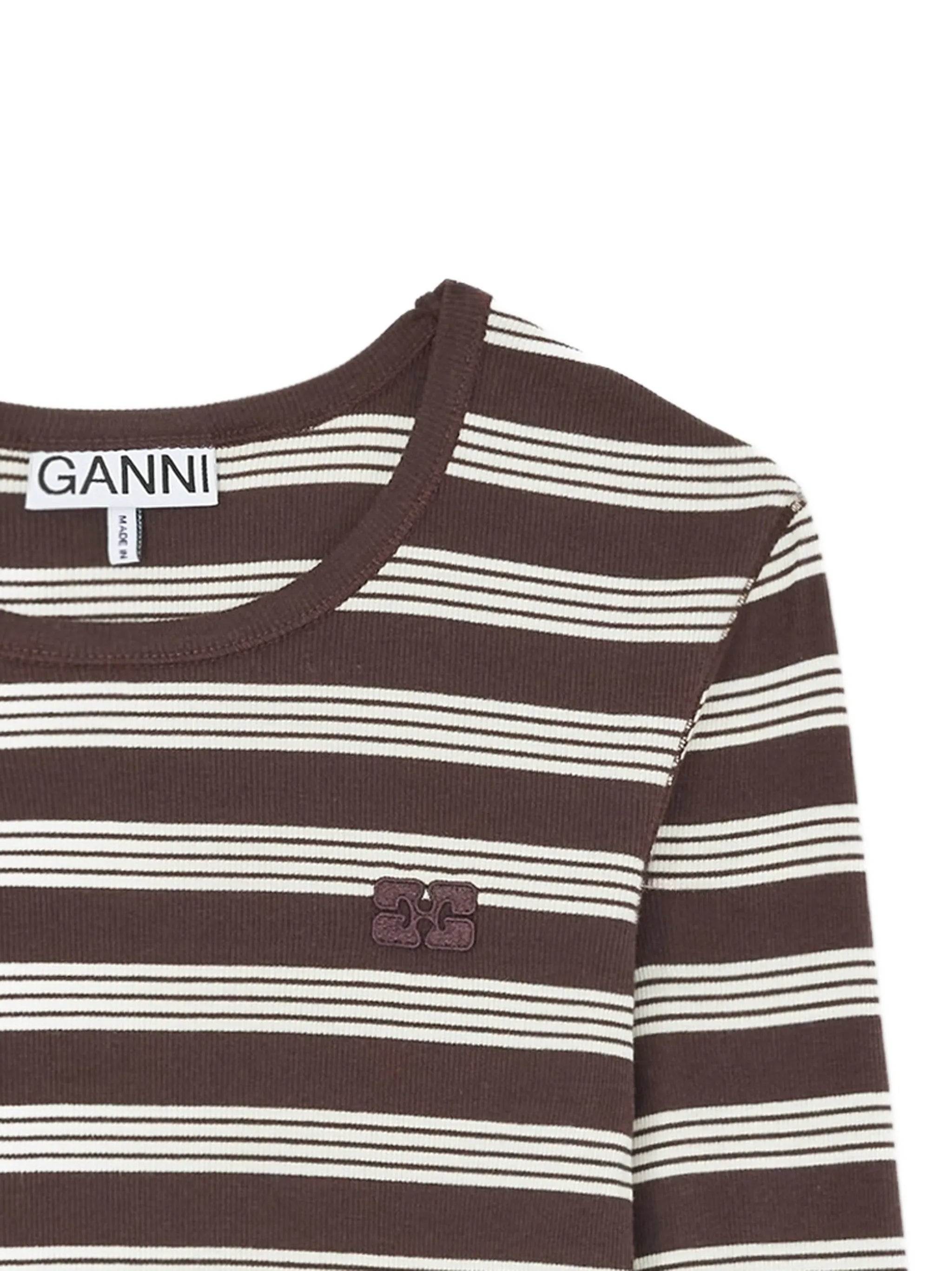 striped long-sleeve T-shirt