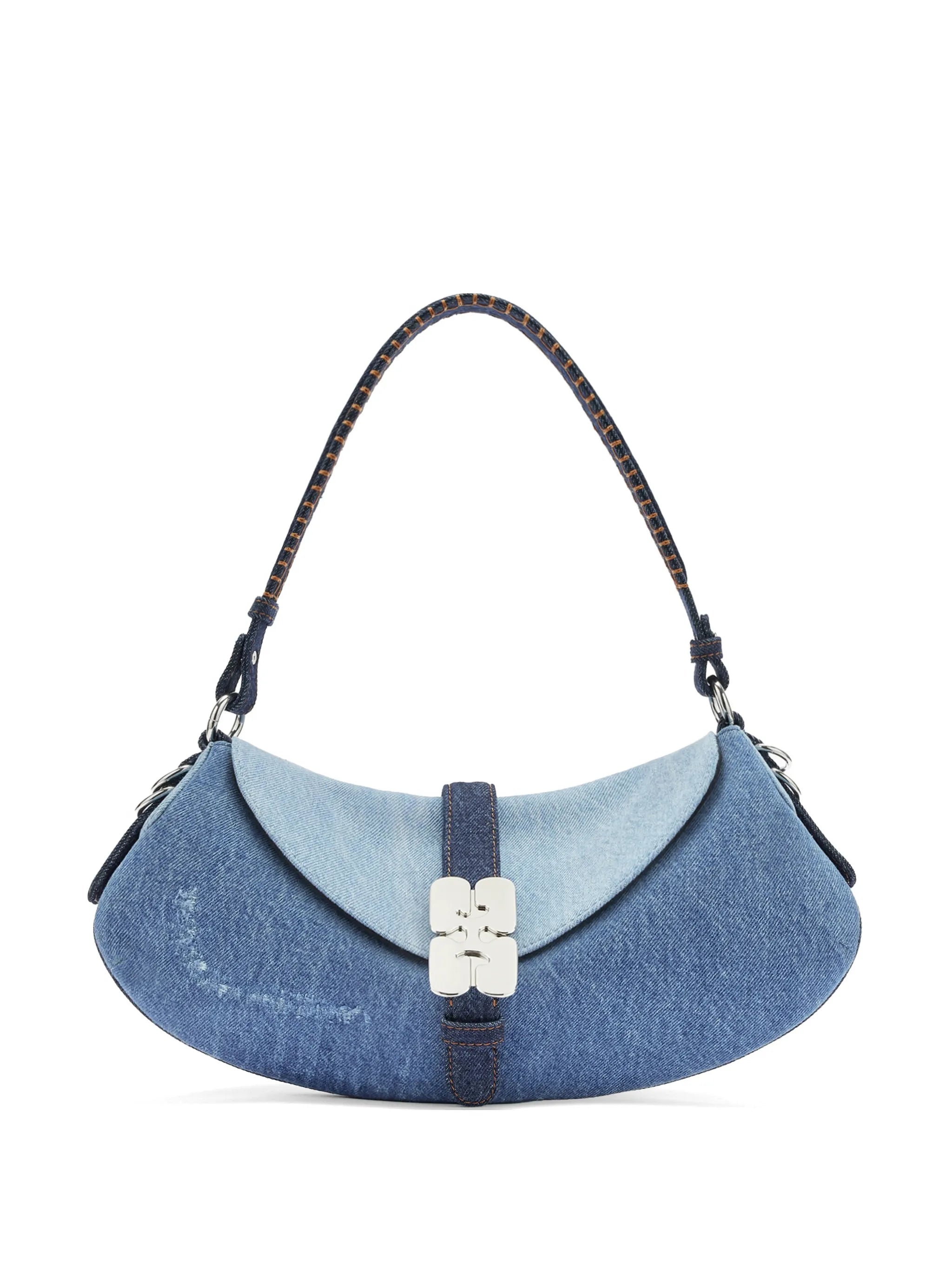 B-Kat denim shoulder bag