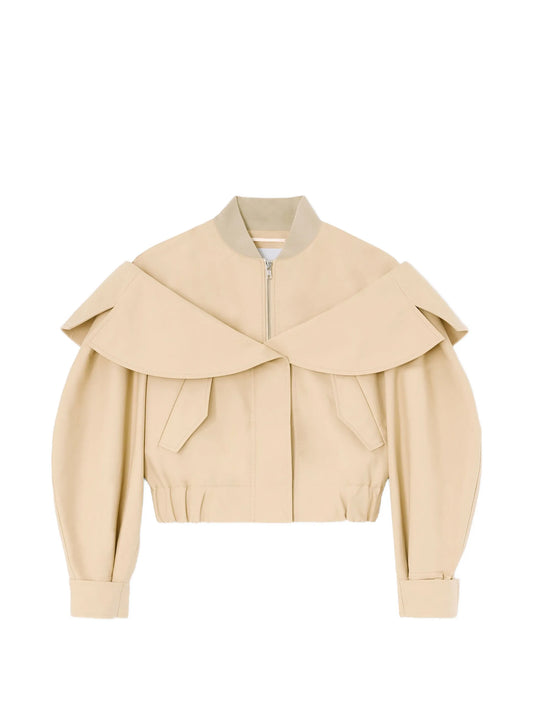 layered-detail bomber jacket