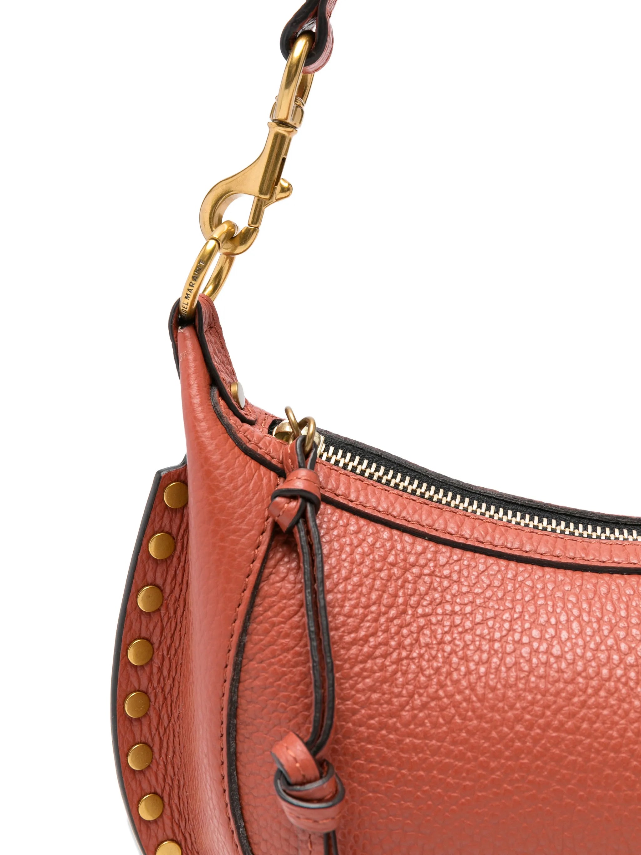 Oskan moon-shaped leather shoulder bag