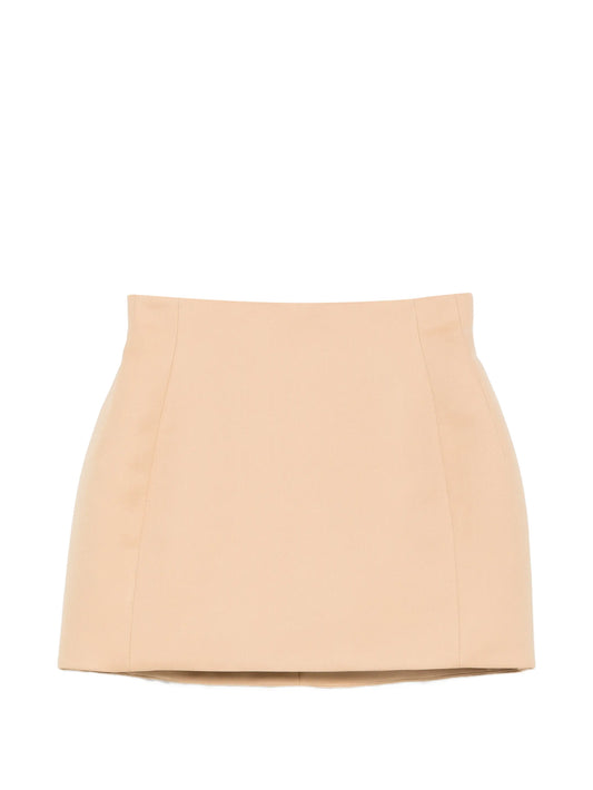 sculpted mini skirt