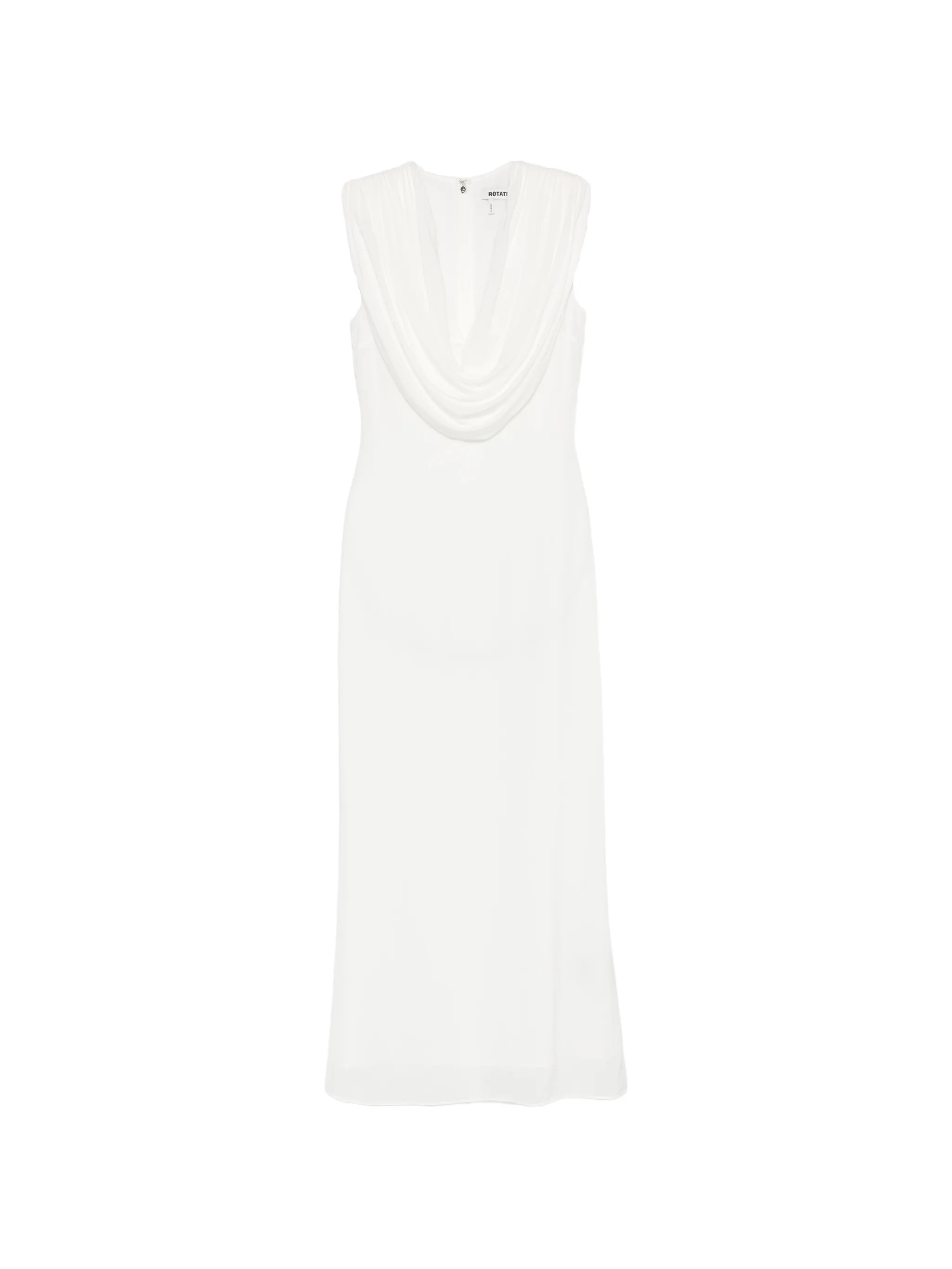 Maxi Waterfall sleeveless dress