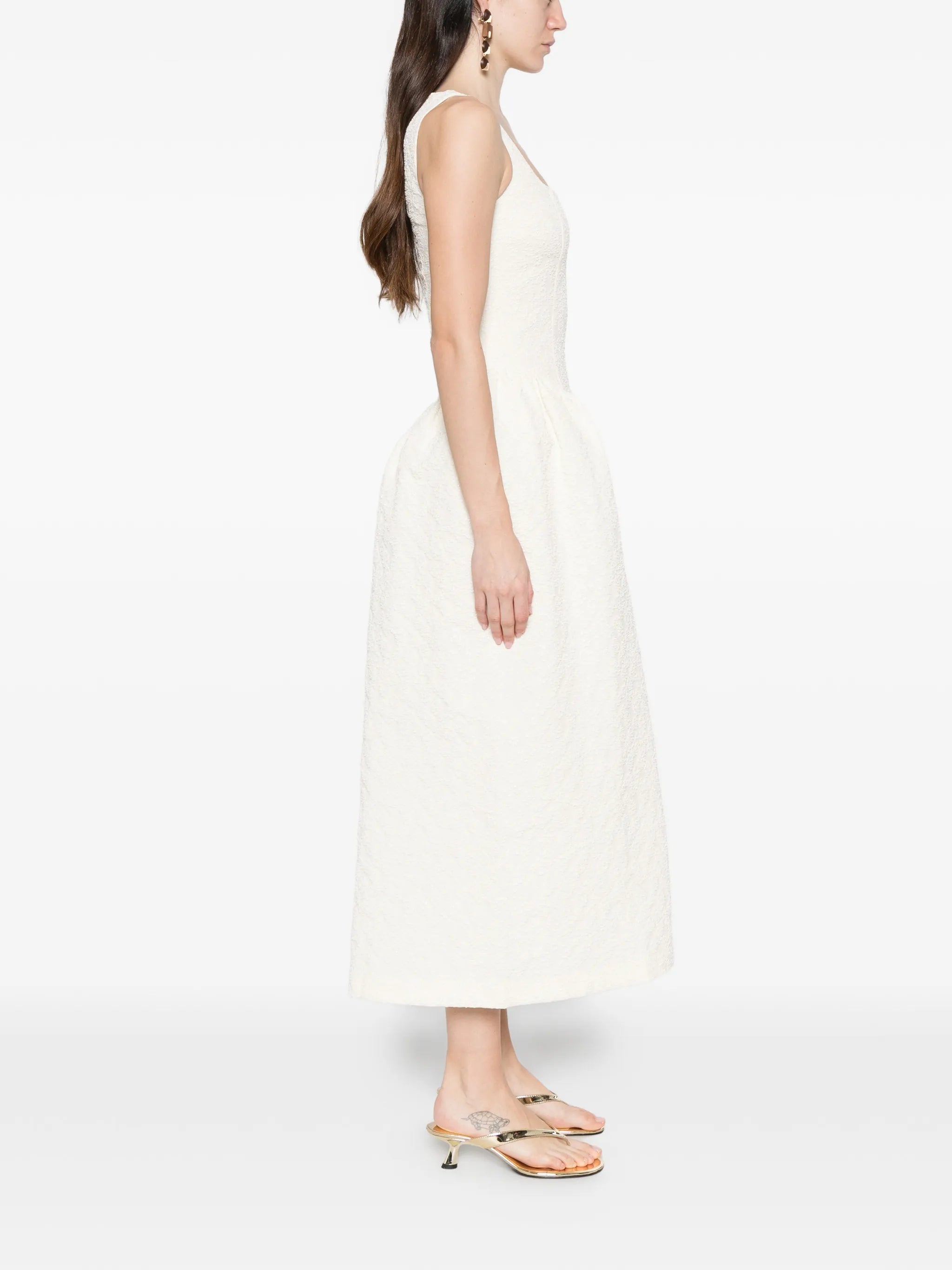 Jacquard midi dress