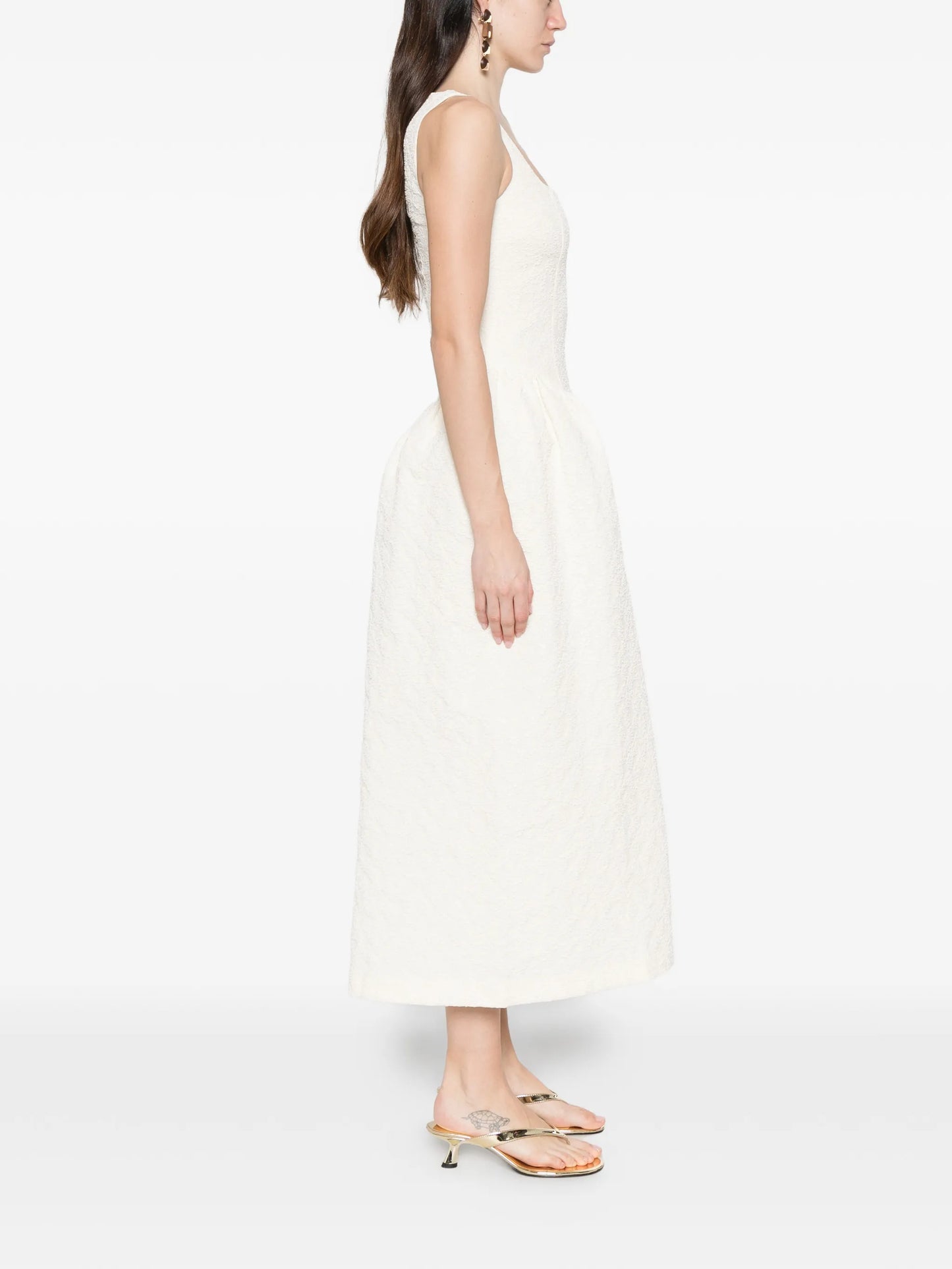 Jacquard midi dress