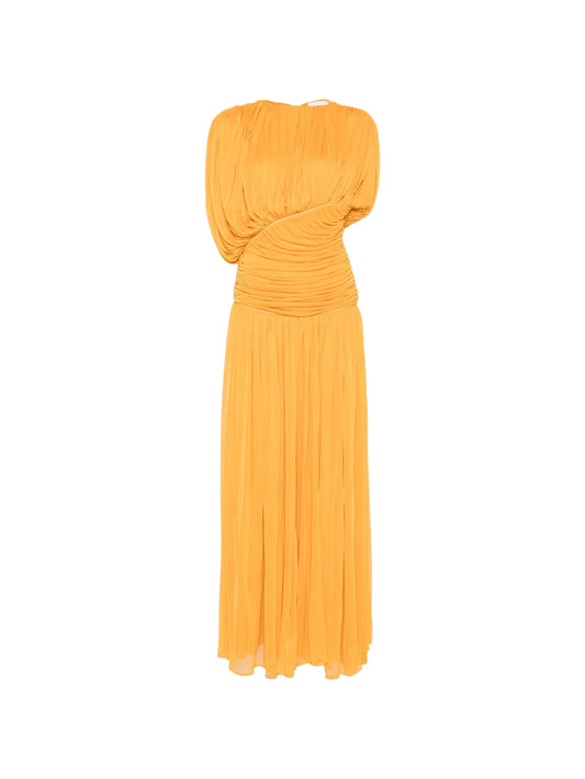 Gai ruched maxi dress