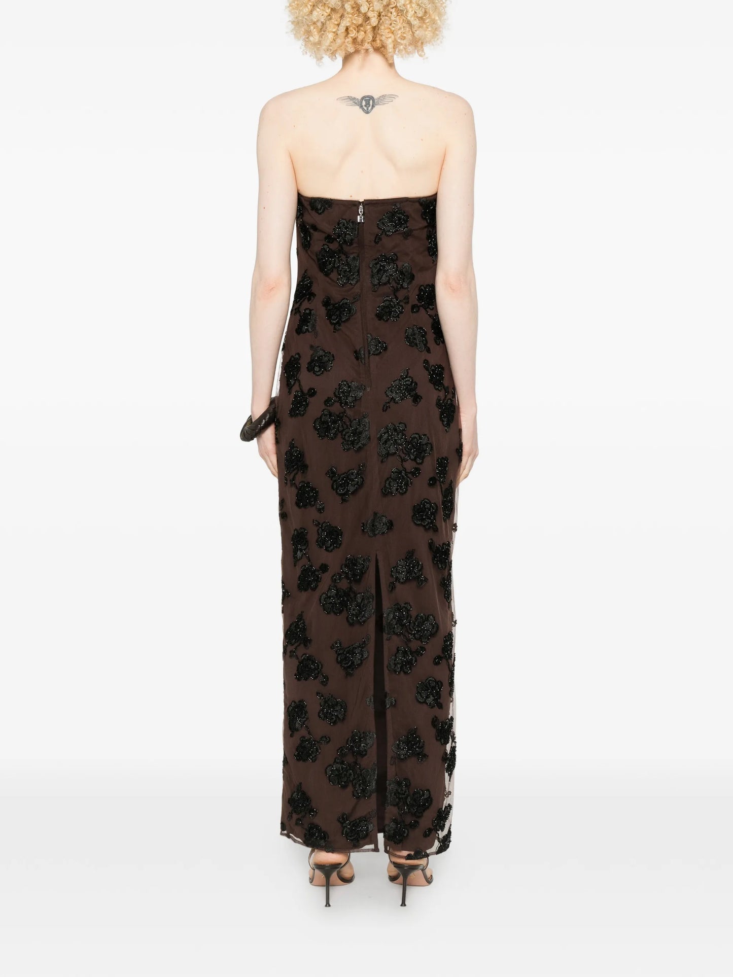 beaded maxi dress