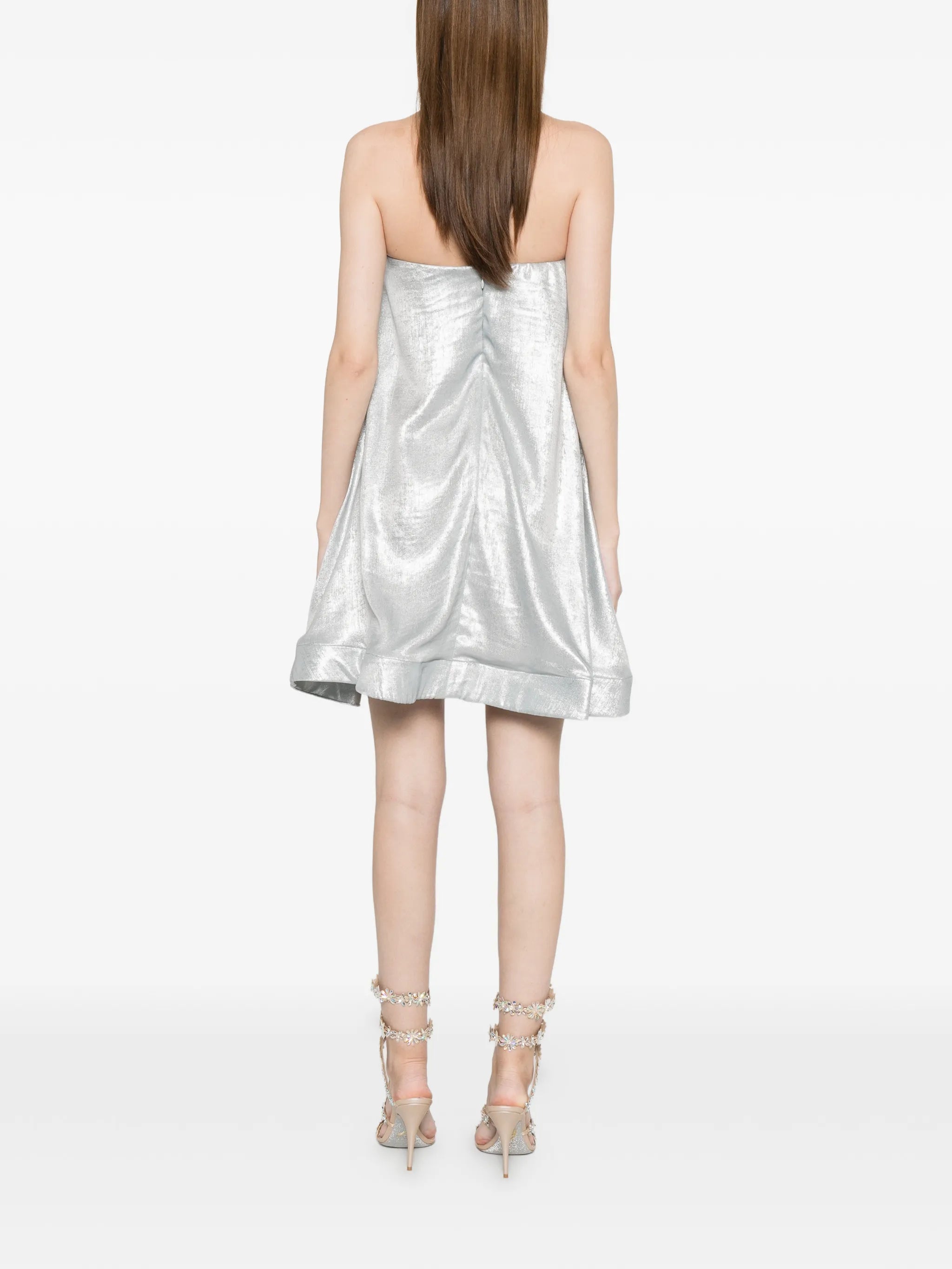 shimmer mini dress