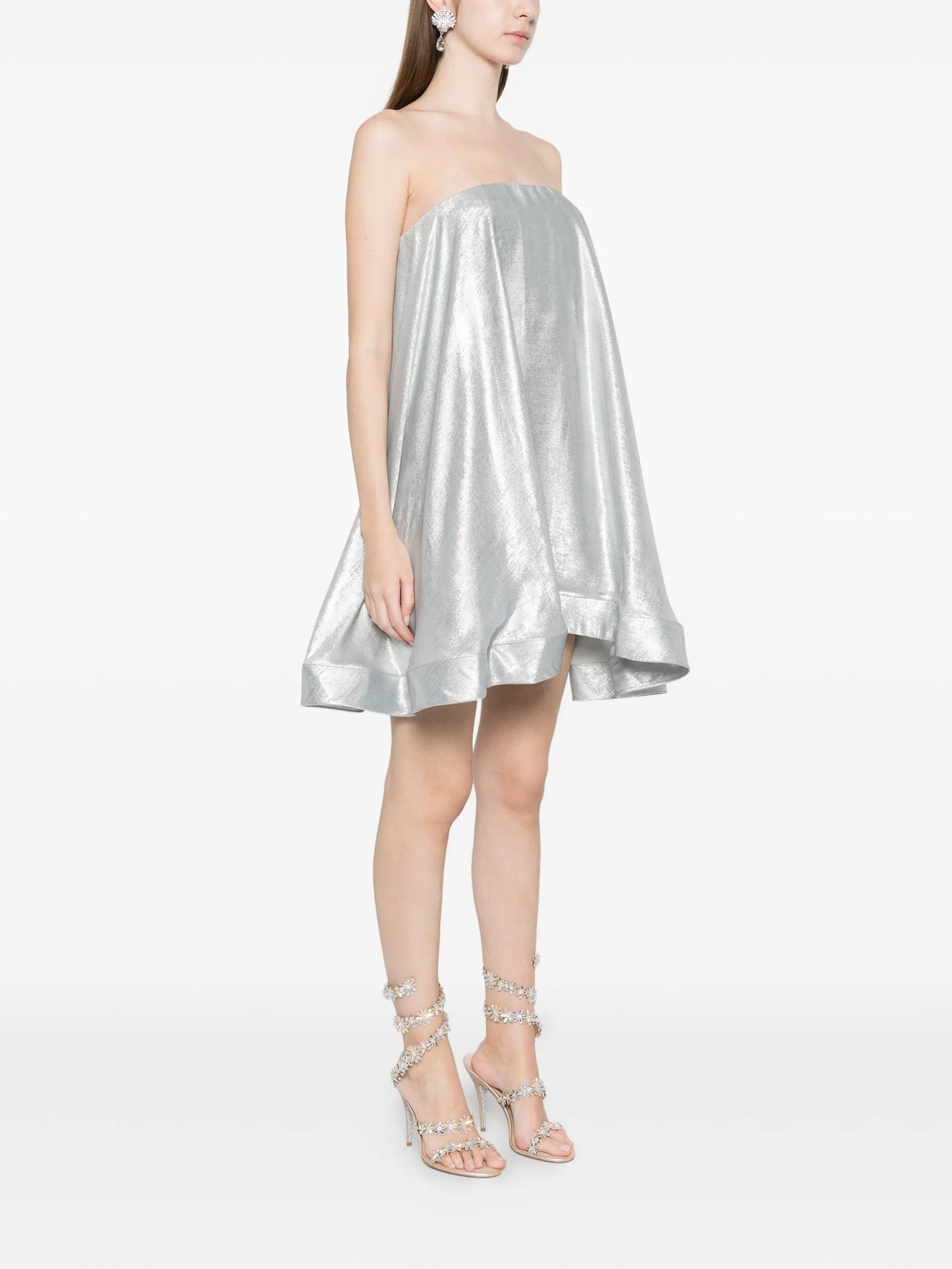 shimmer mini dress