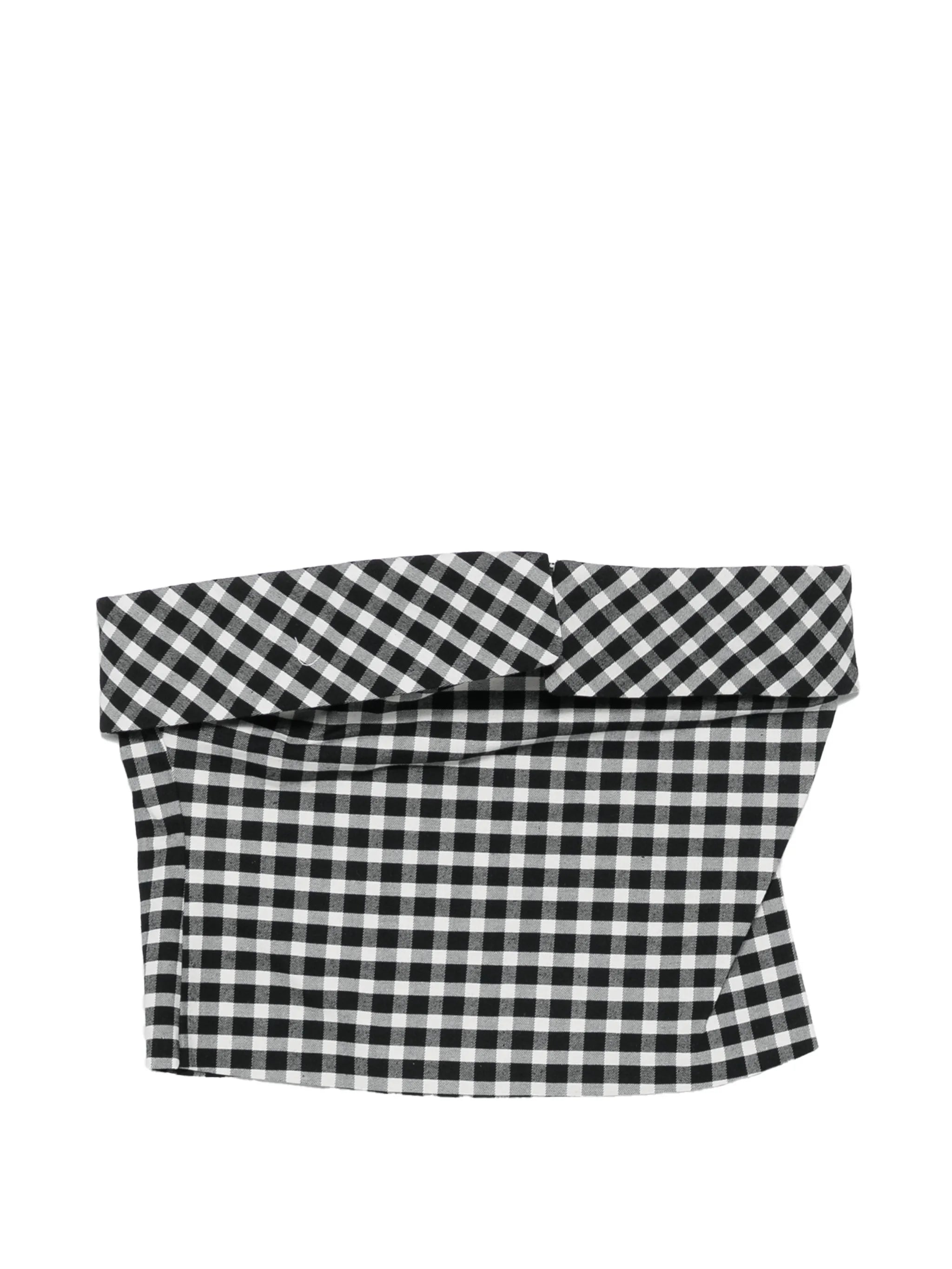 Chiara strapless cotton top
