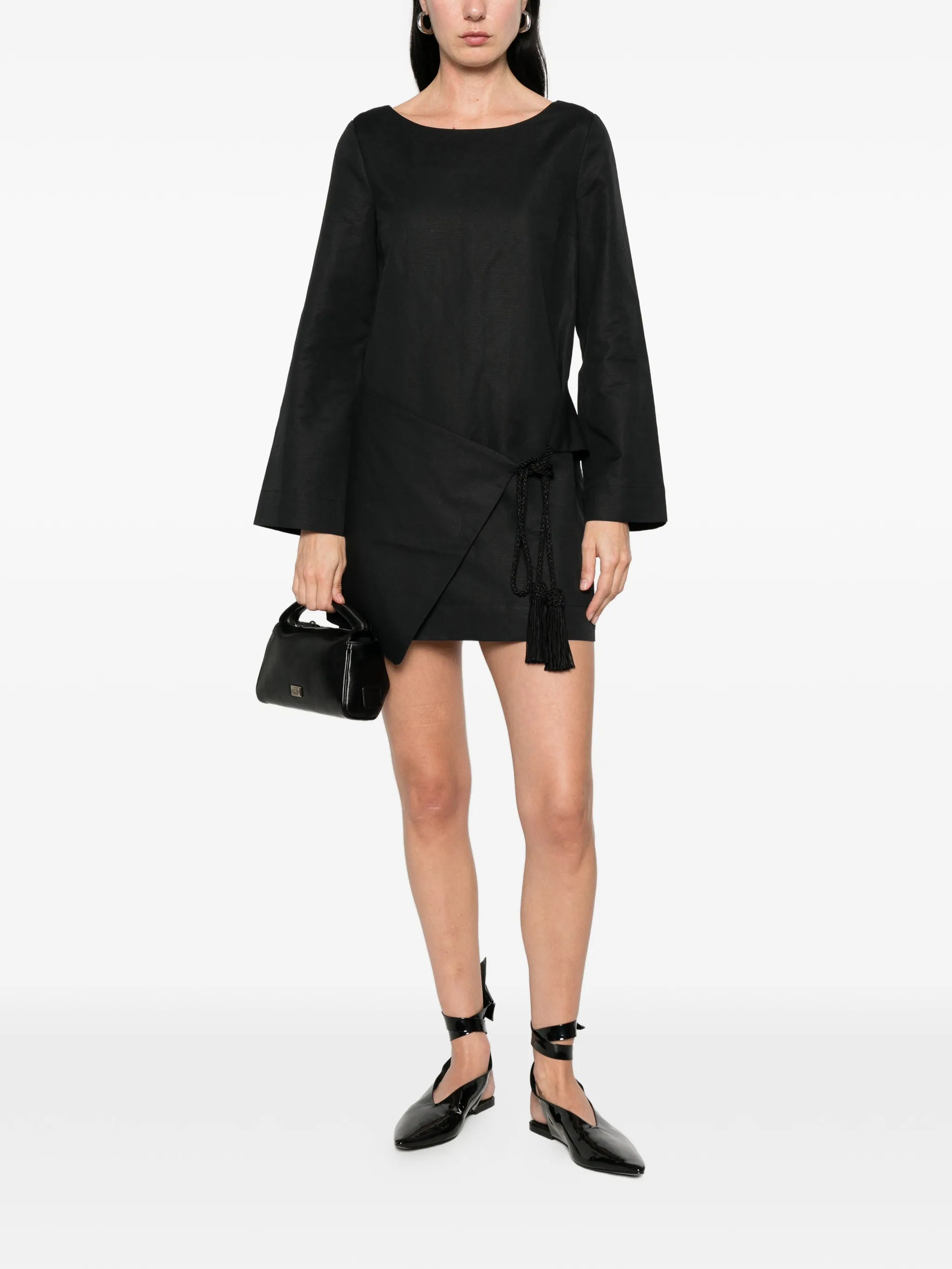 Yvette wrap mini dress