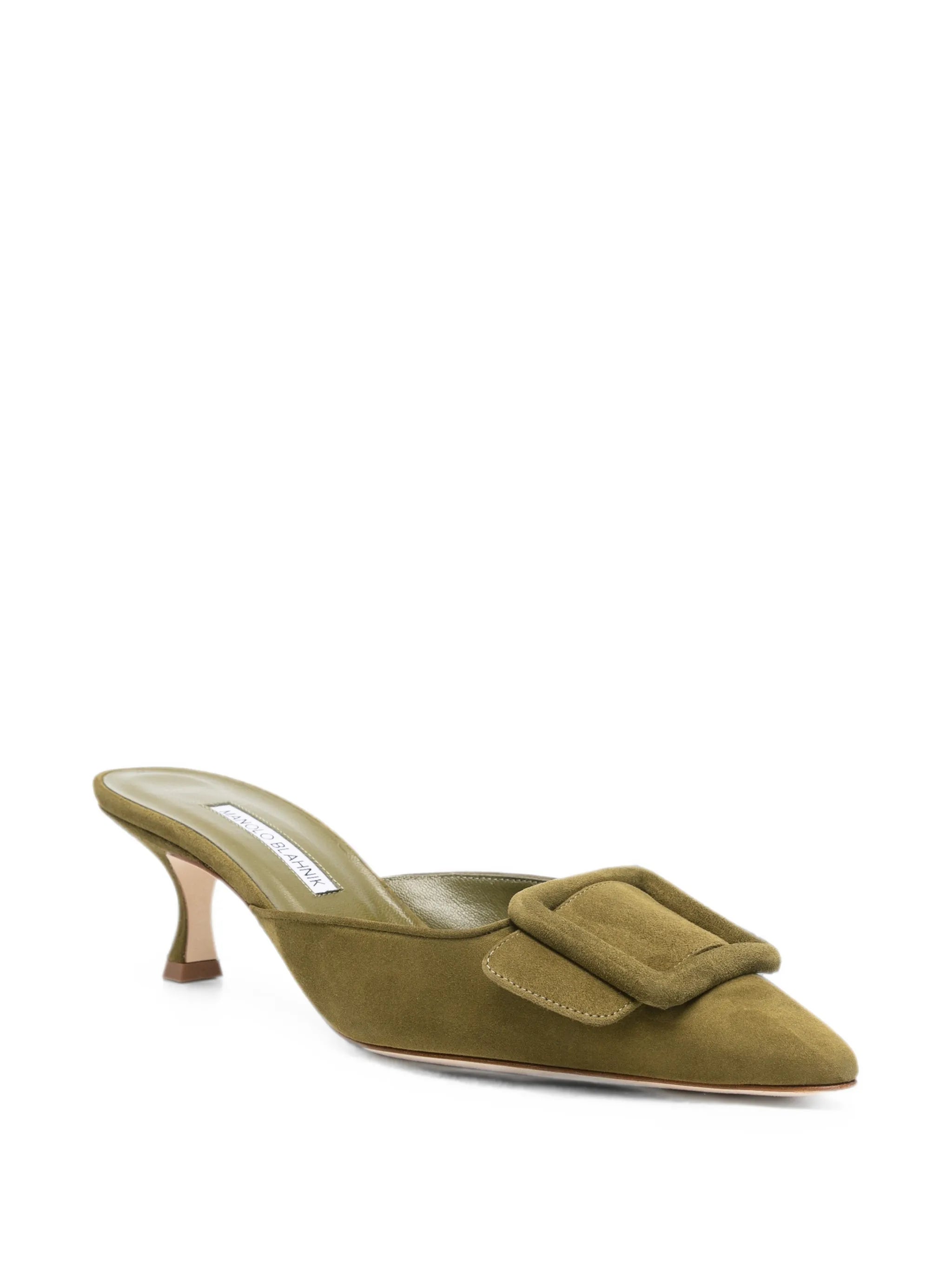 Maysale buckle-detail mules