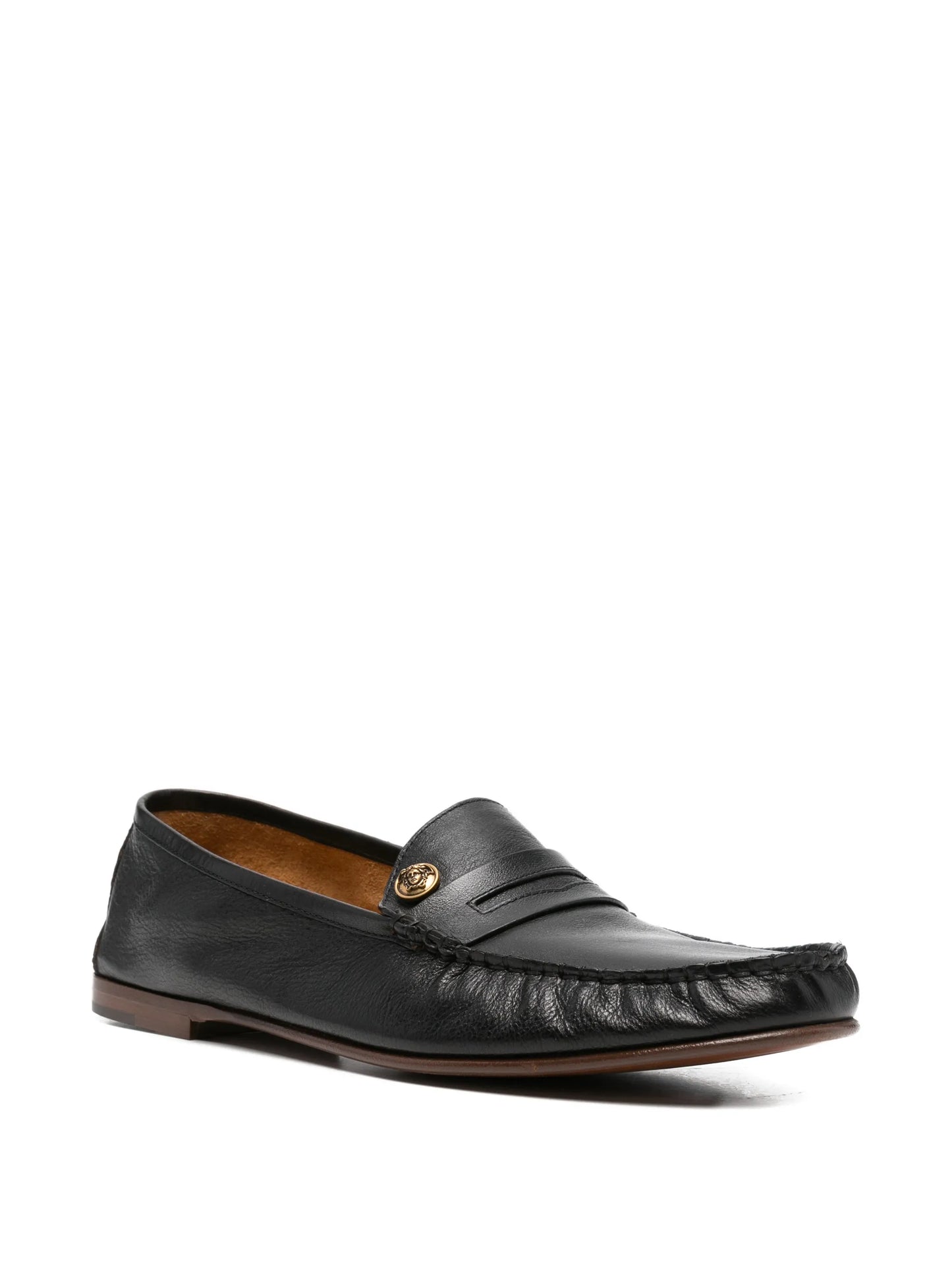 Medusa leather loafers