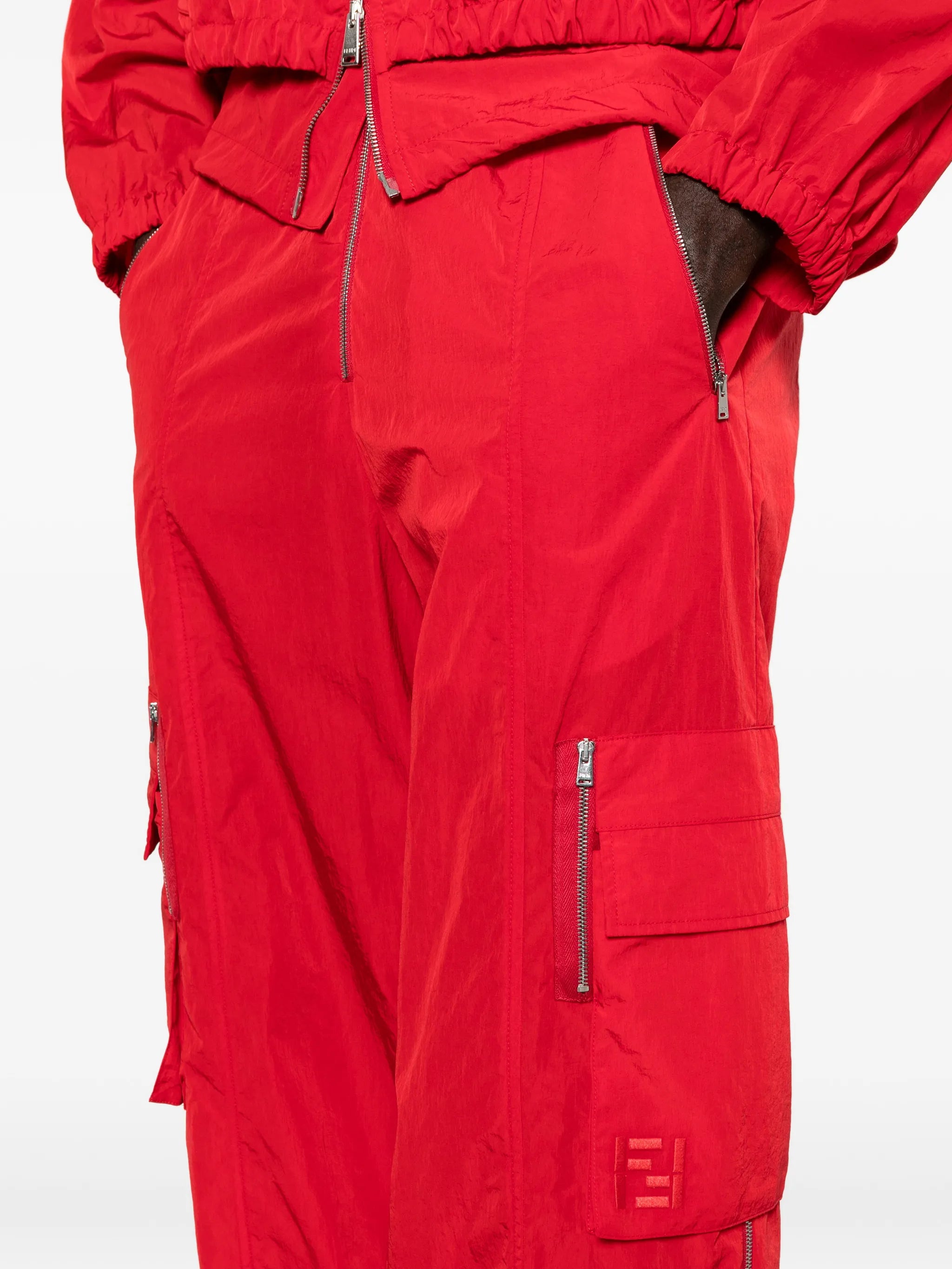zip-pocket trousers