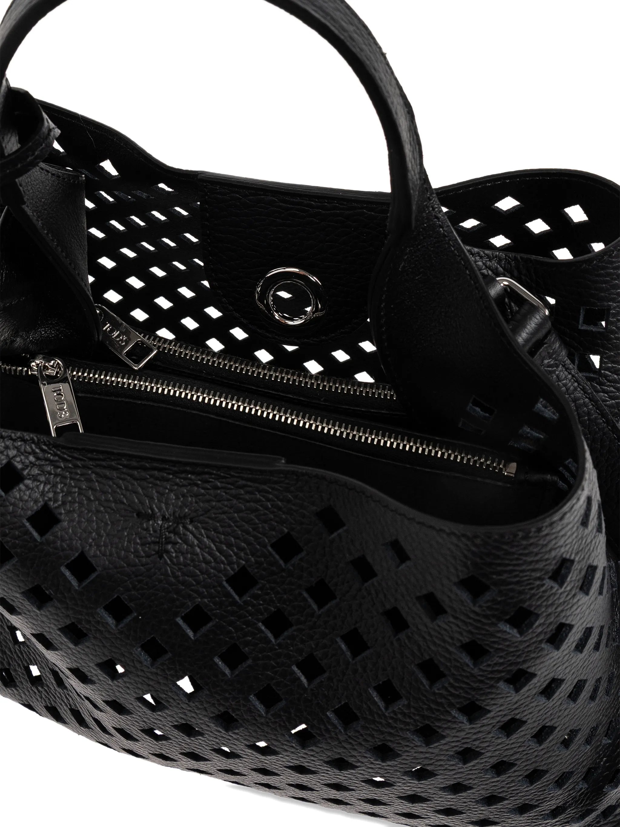 Micro Apa perforated-leather tote bag