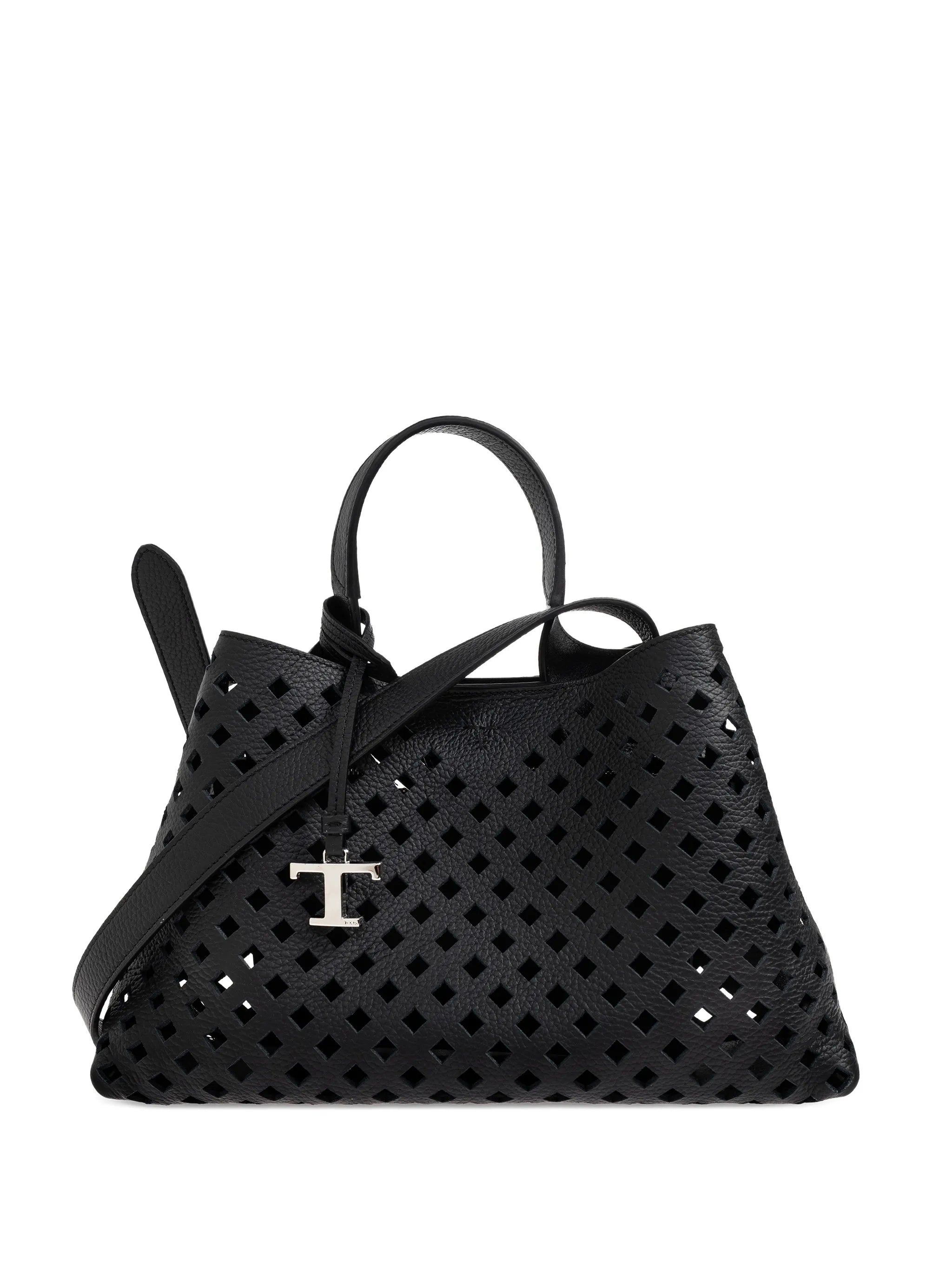 Micro Apa perforated-leather tote bag