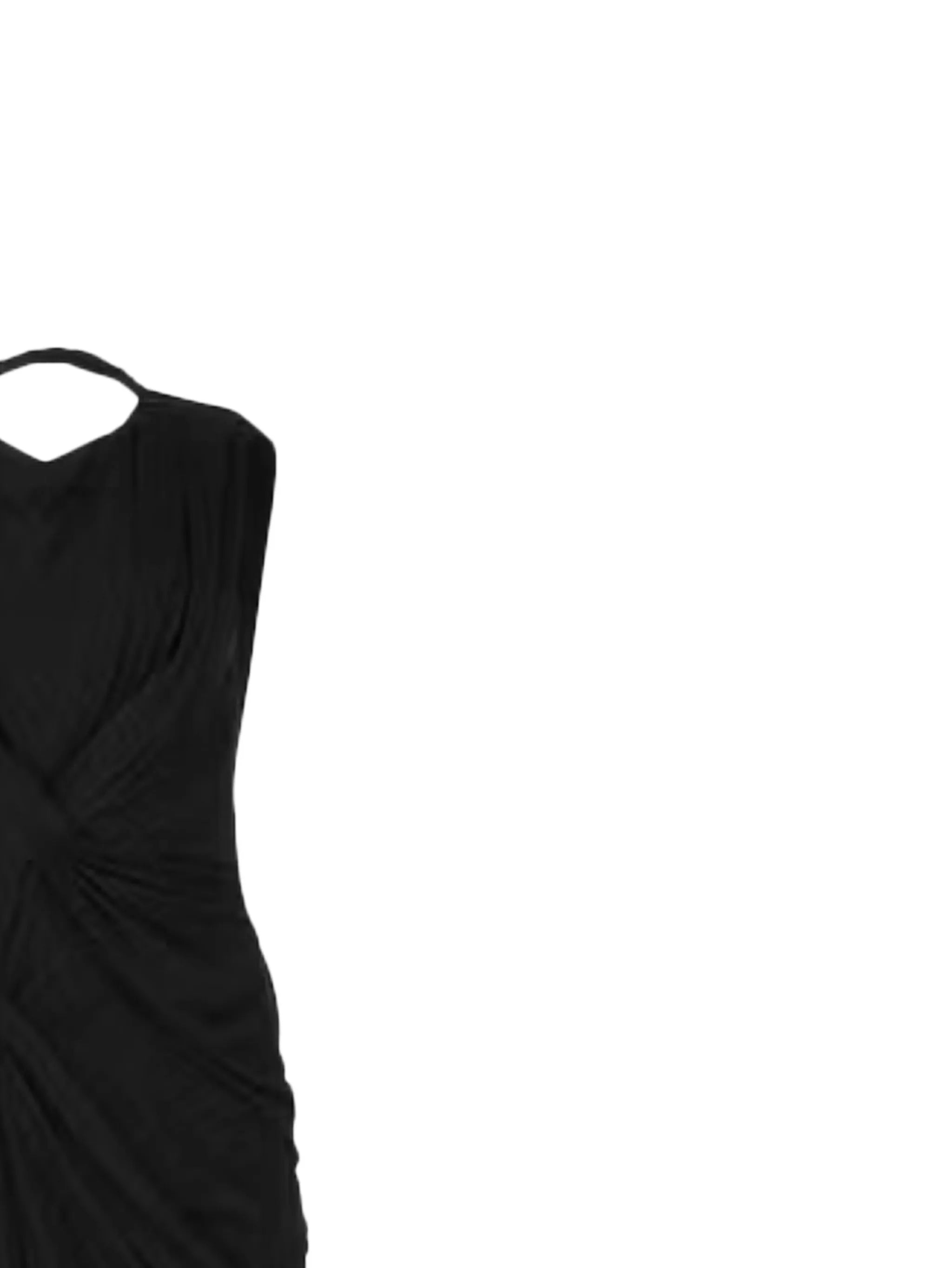Oaklyn draped halterneck dress