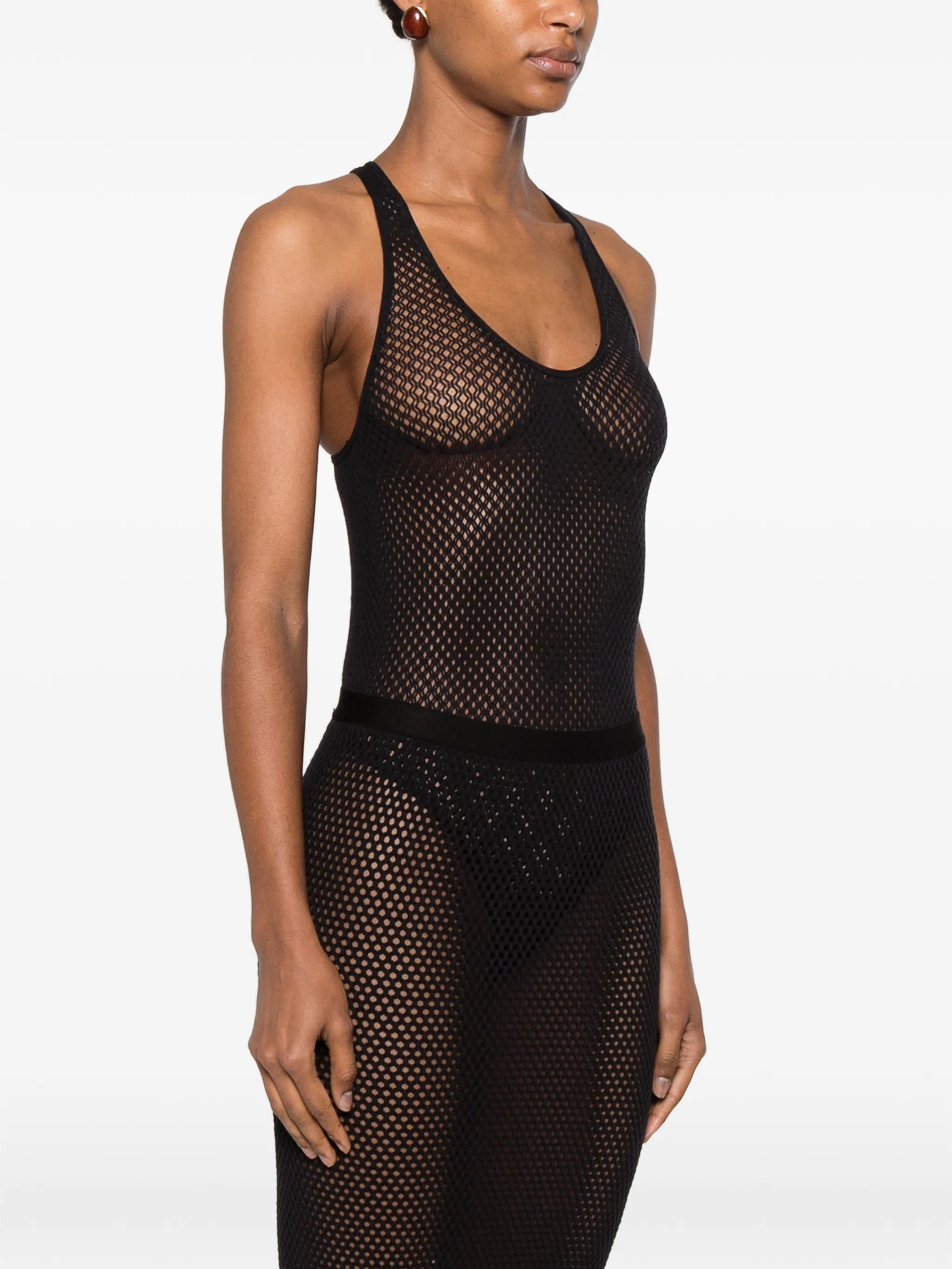 x RHW mesh bodysuit