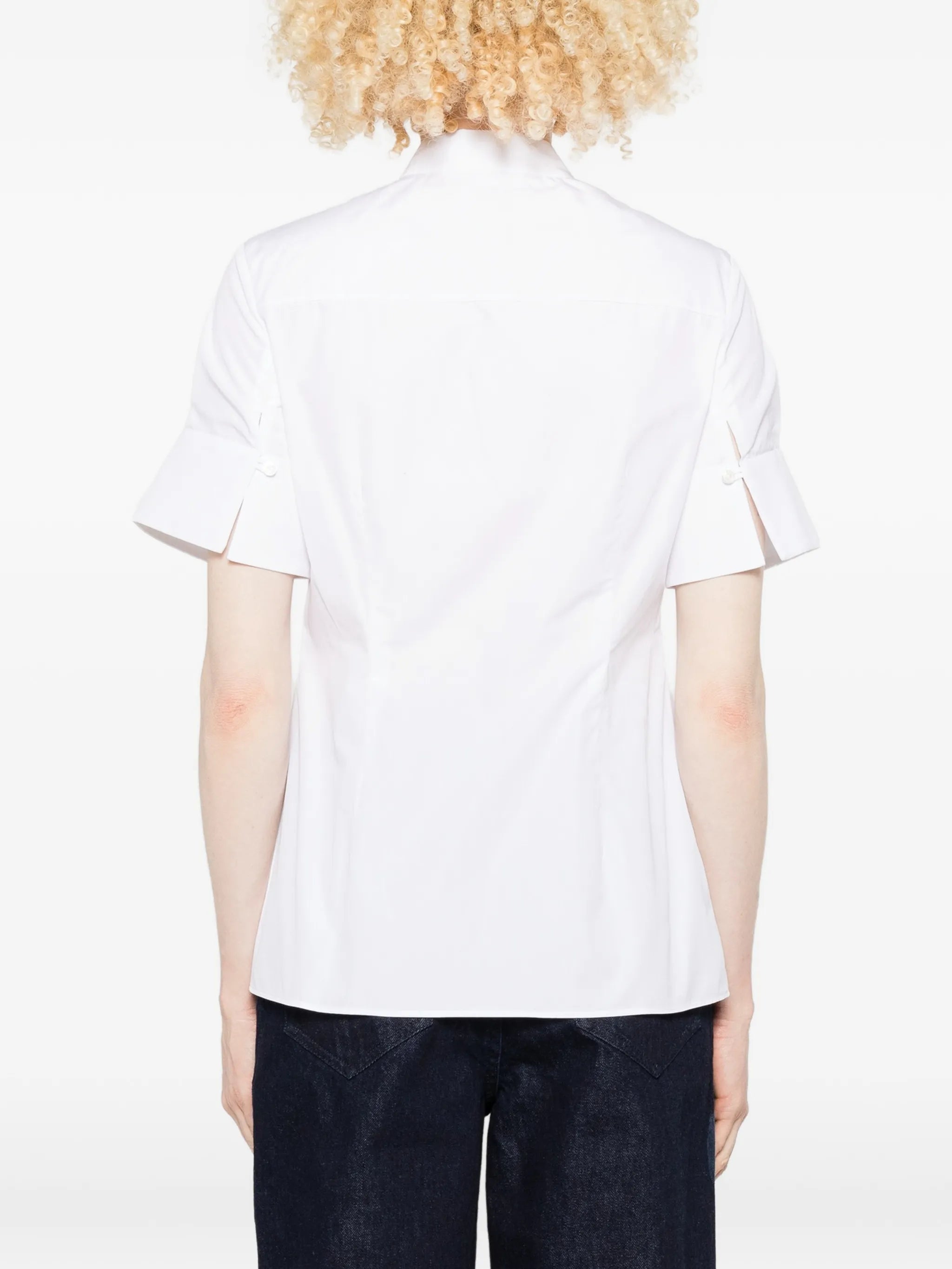 appliqué short-sleeve shirt