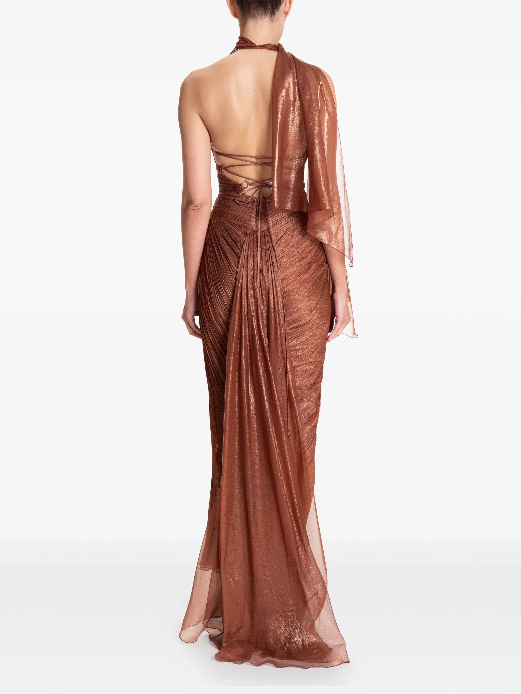 Milagros sleeveless slit maxi dress