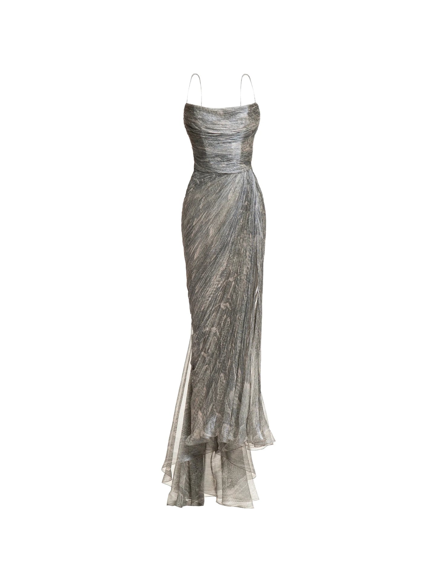Rio sleeveless slit midi dress