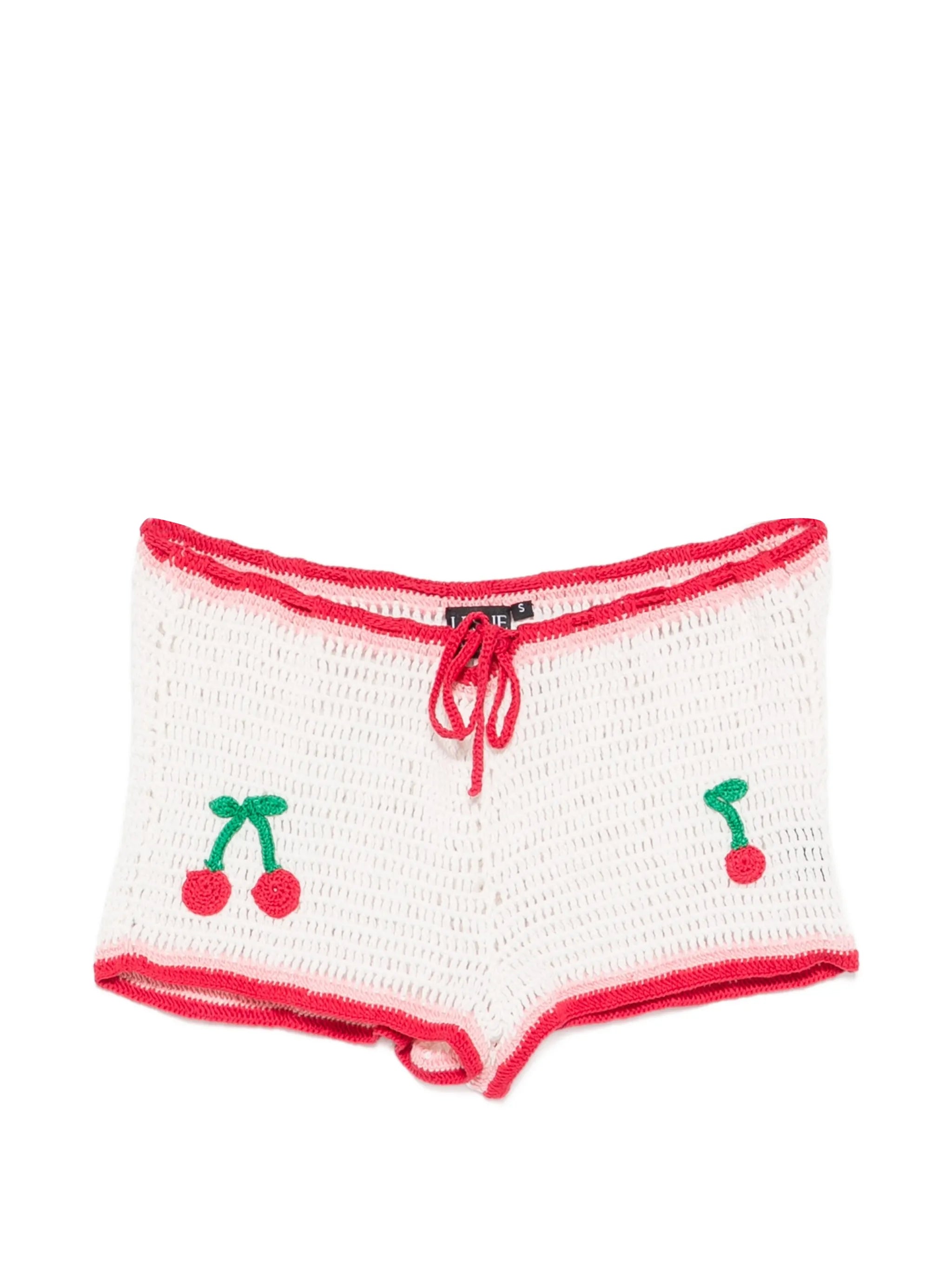 La Ruby Crochet Shorts