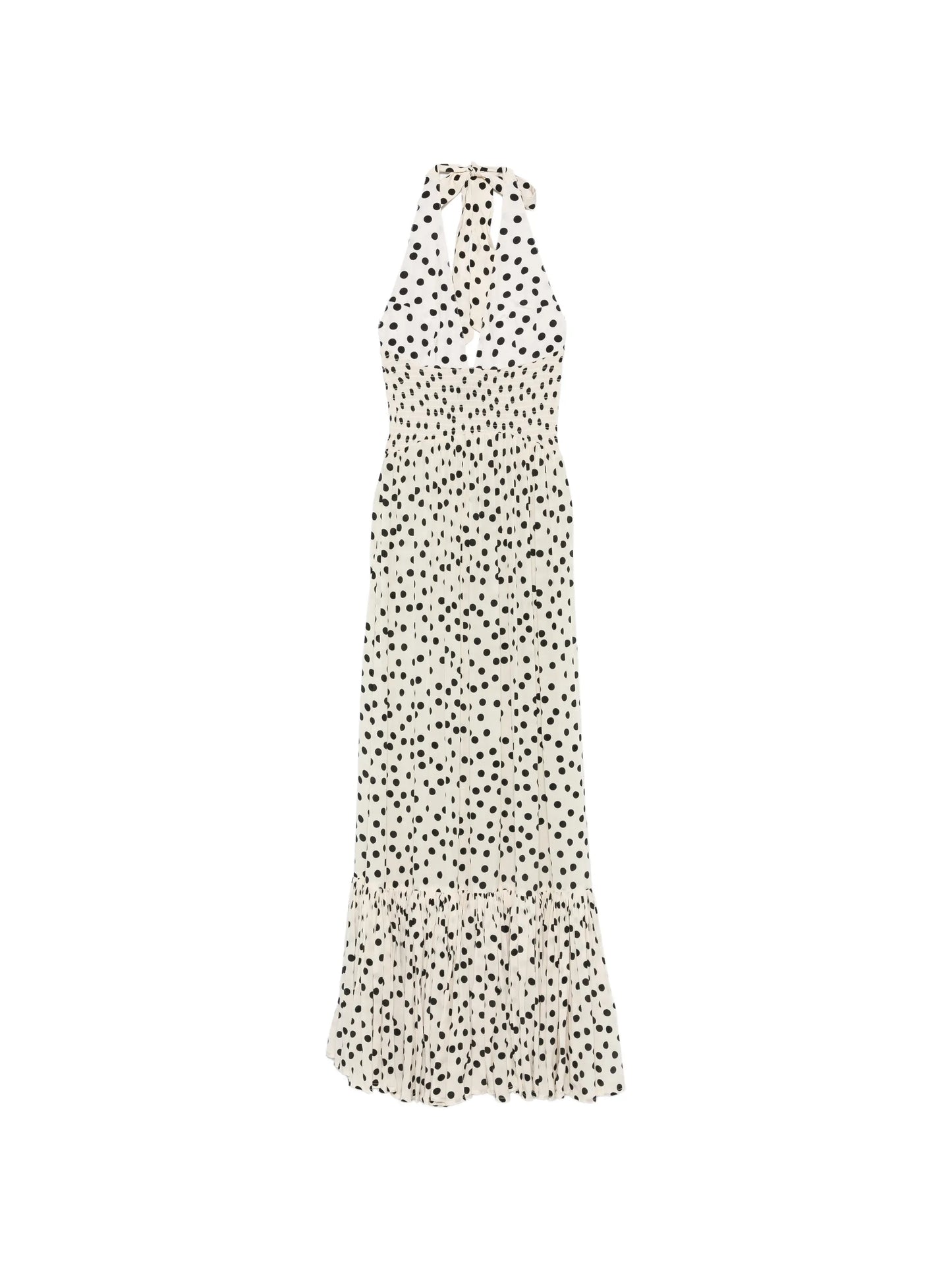 Ari polka-dot maxi dress