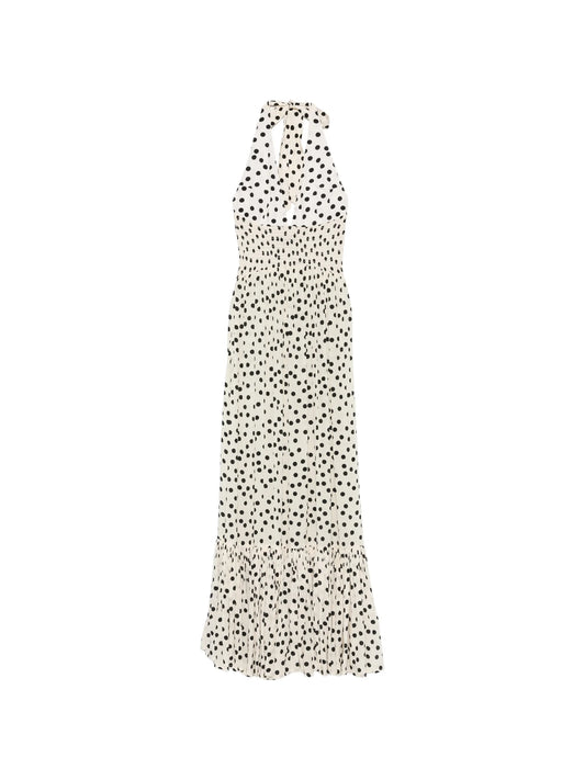 Ari polka-dot maxi dress