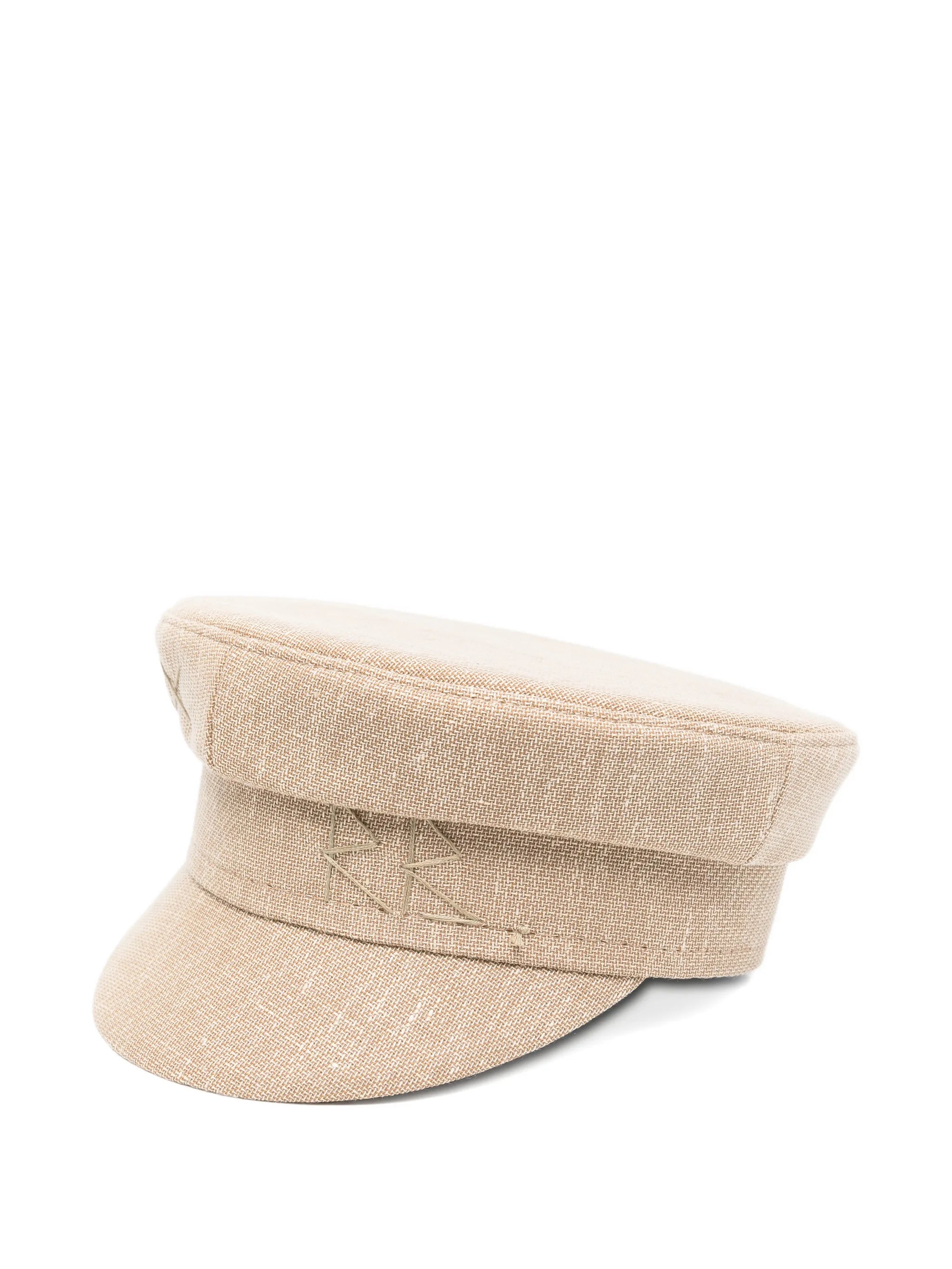 logo-embroidered hat