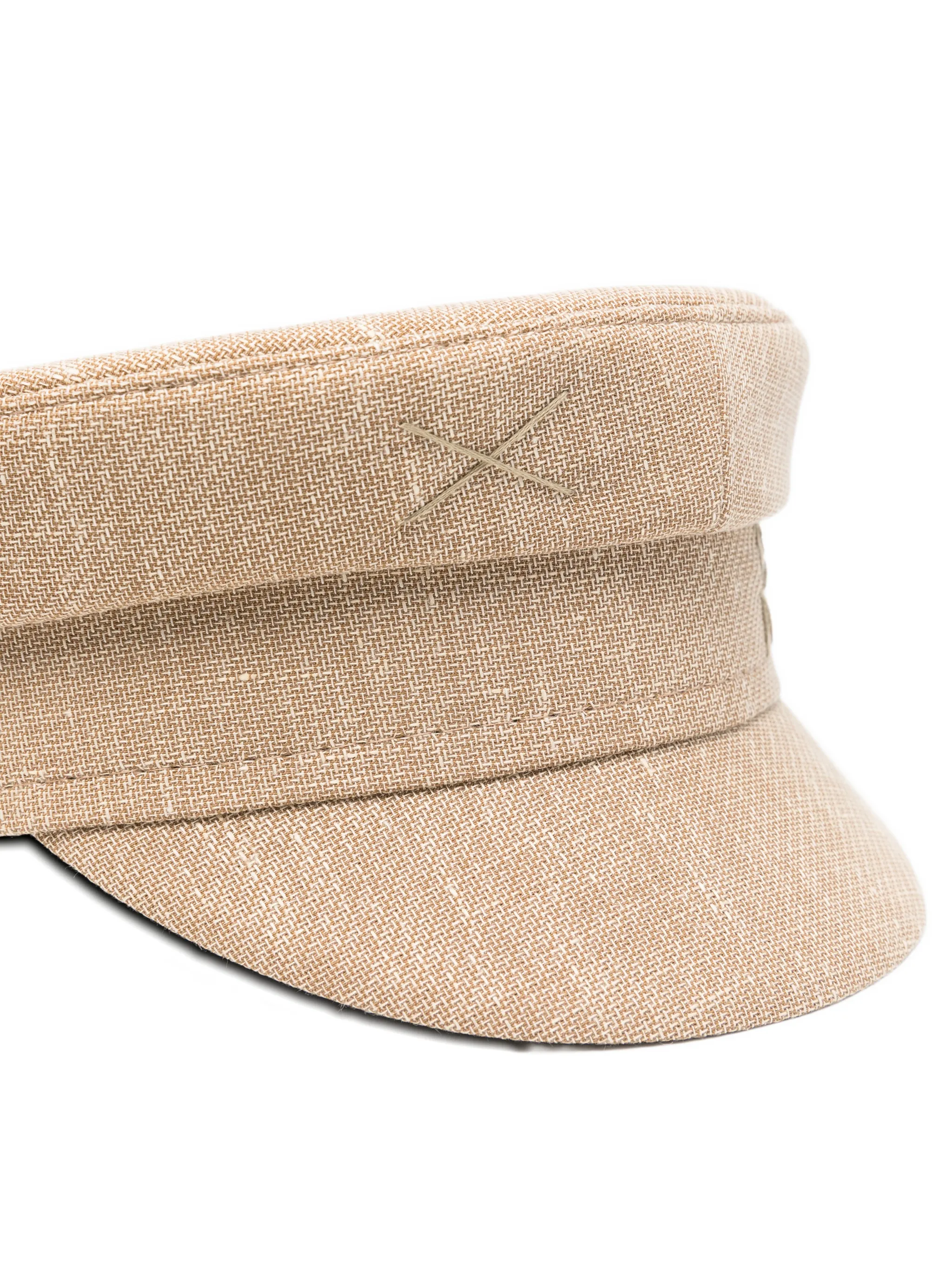 logo-embroidered Baker Boy cap