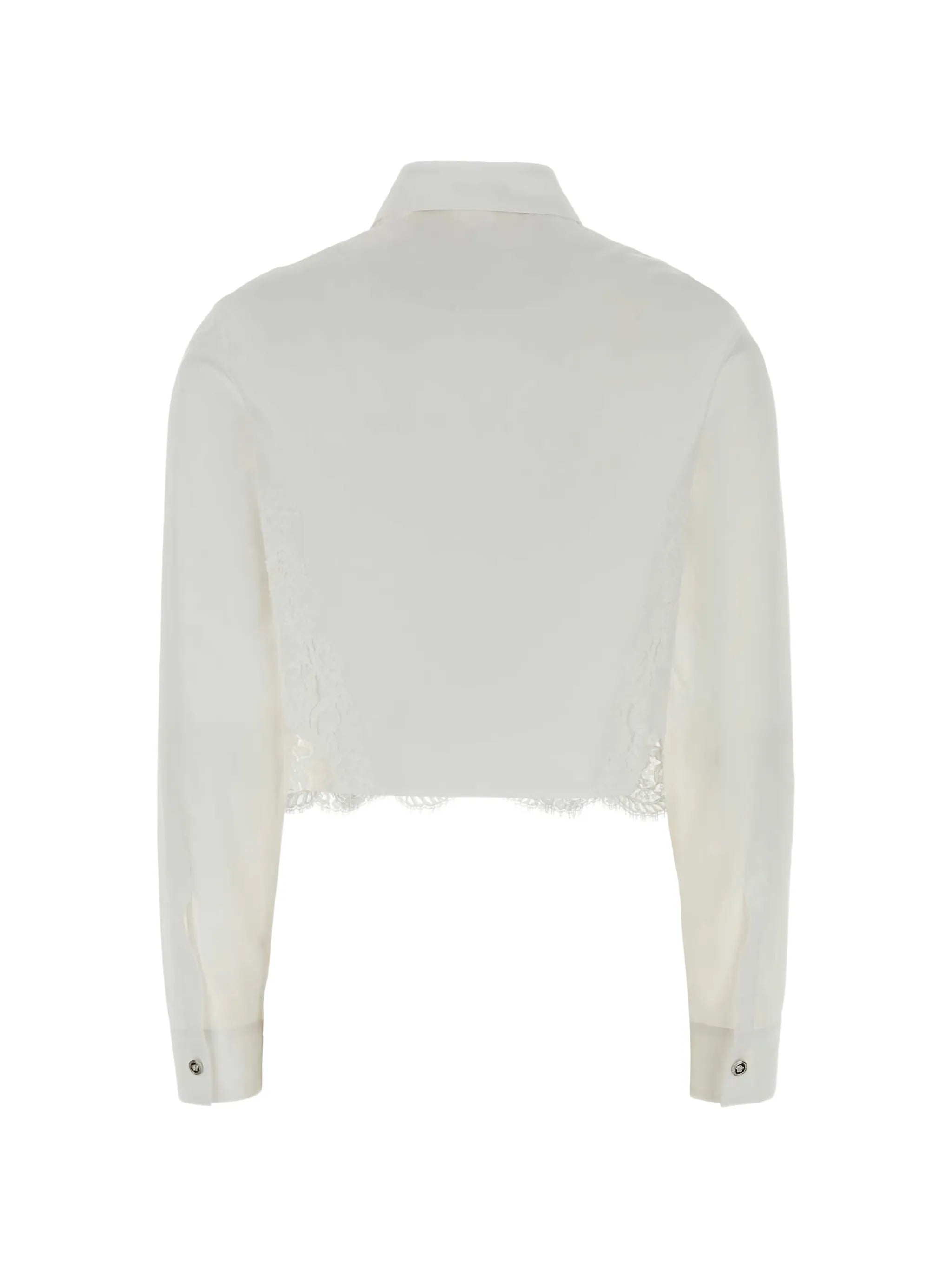 lace poplin shirt