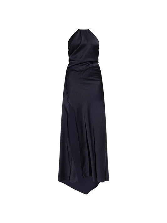 chain halter gown