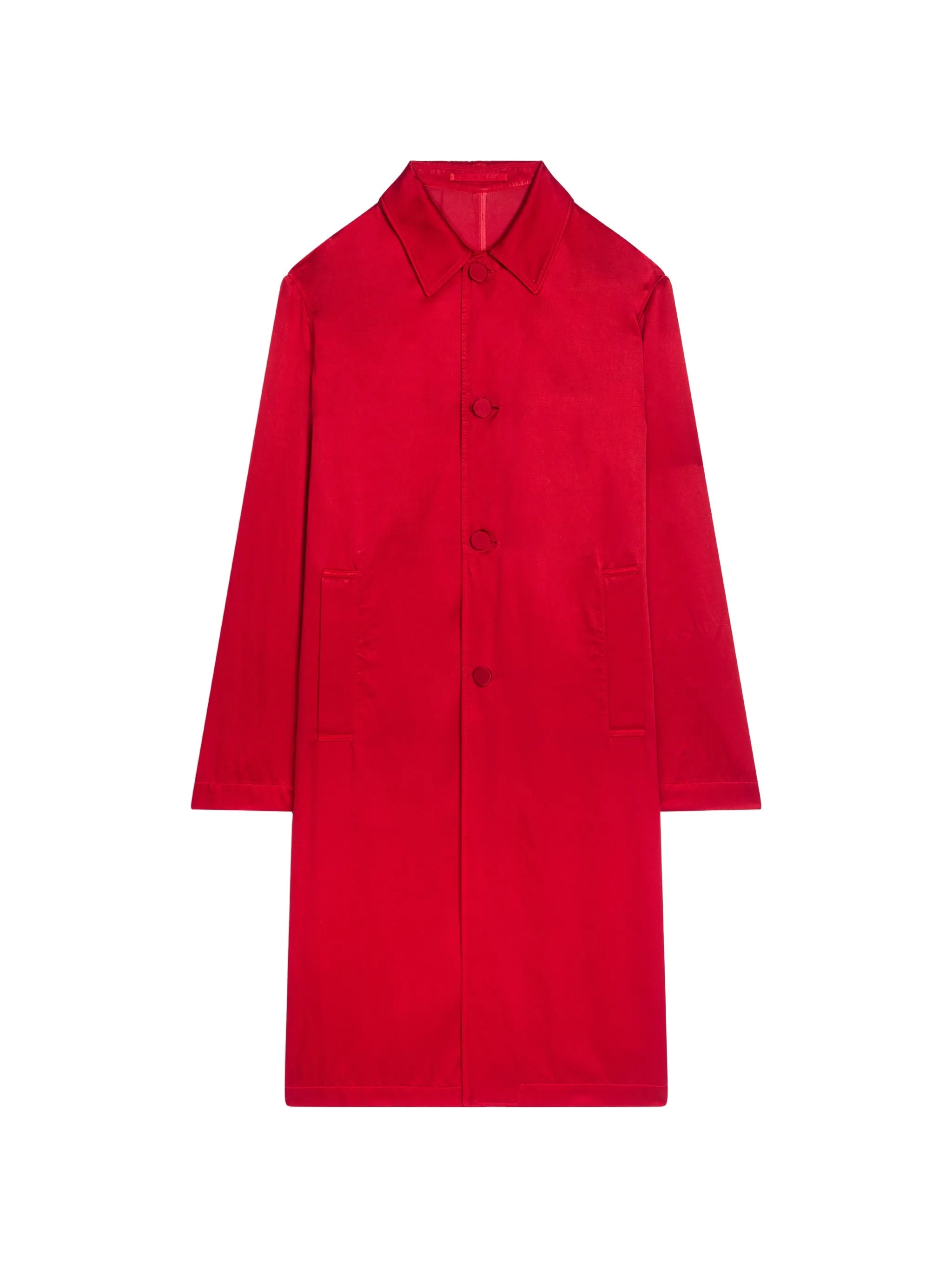 buttoned coat