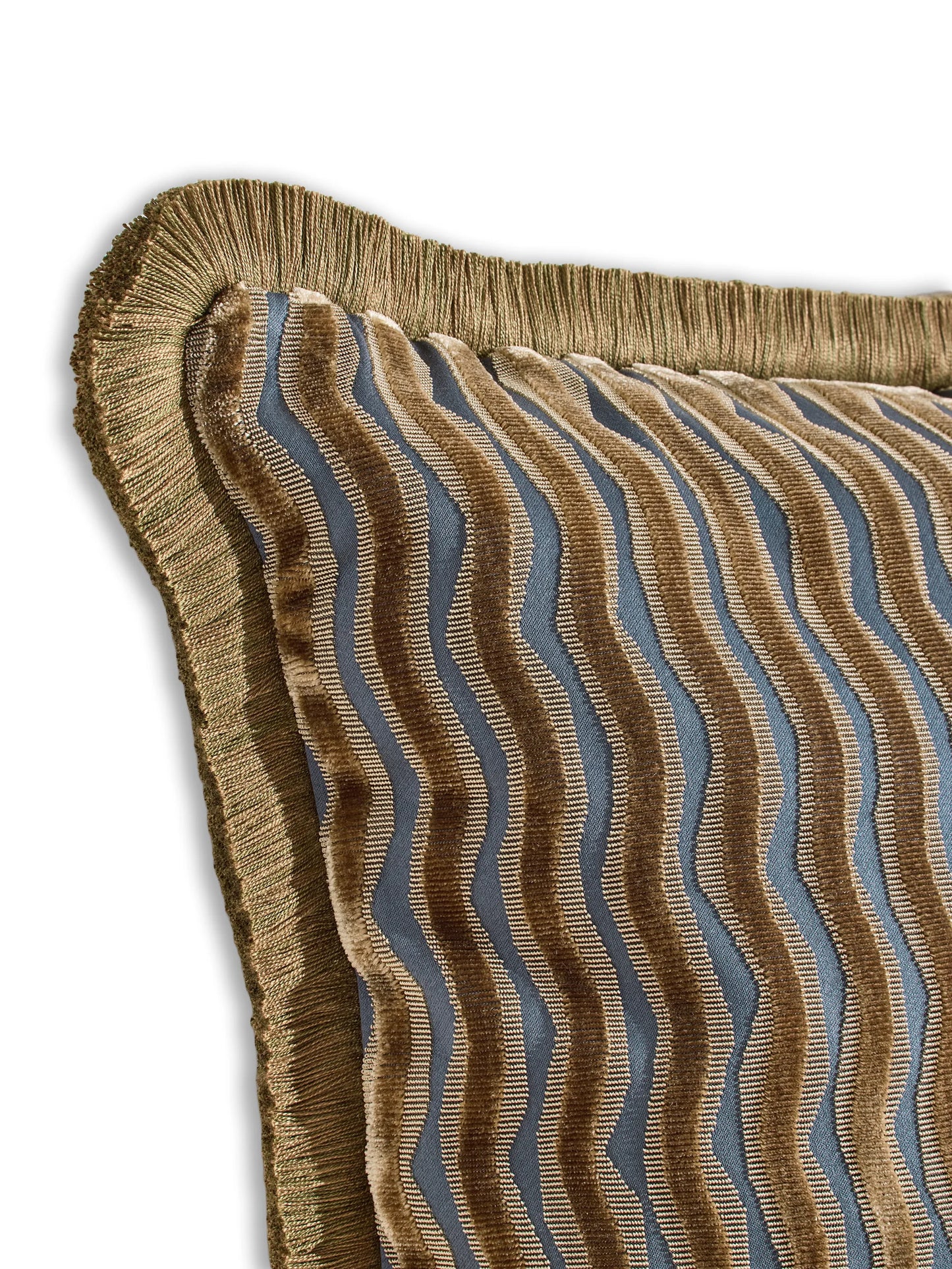 Teuser fringed square cushion