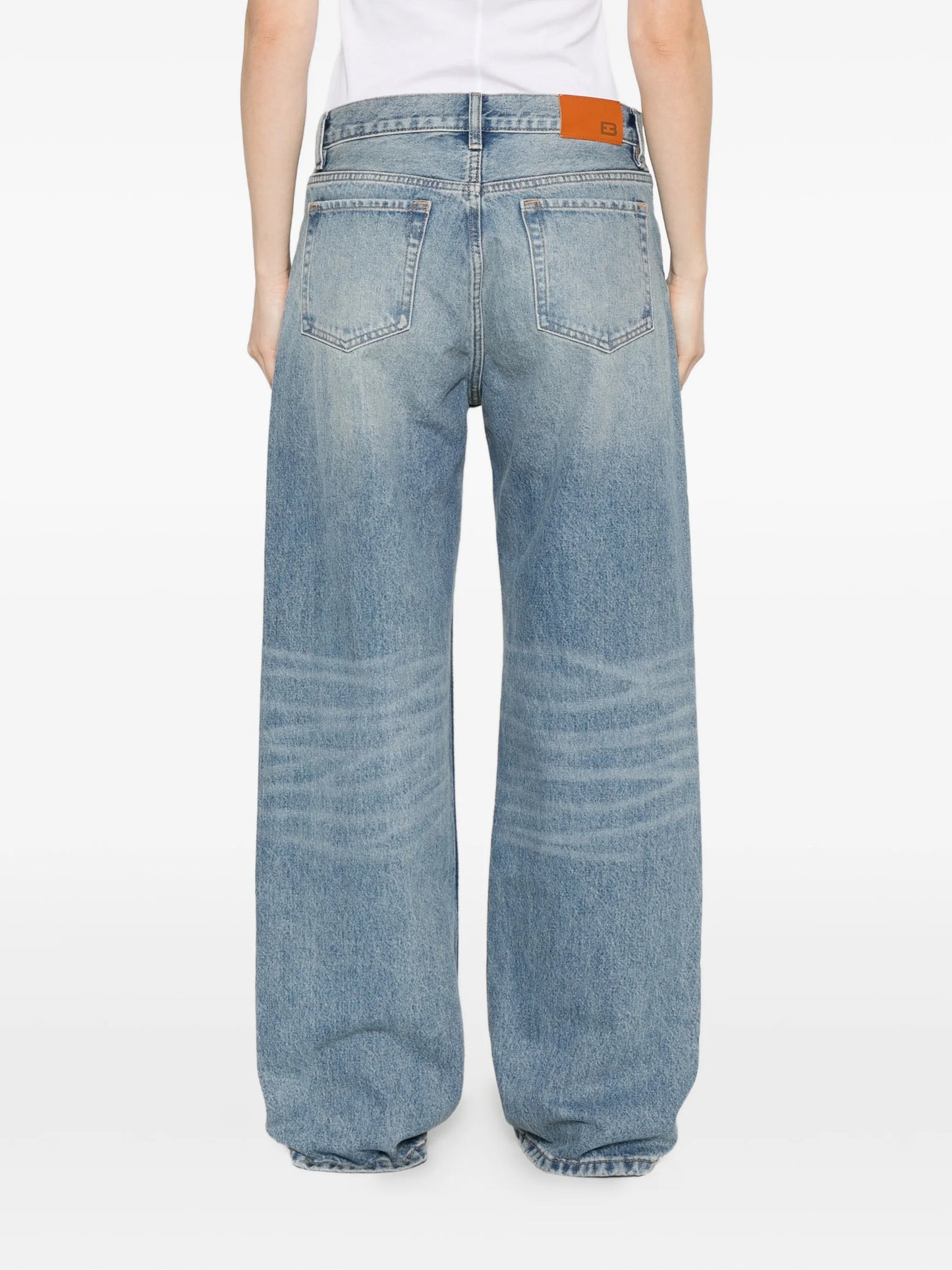 mid rise baggy jeans