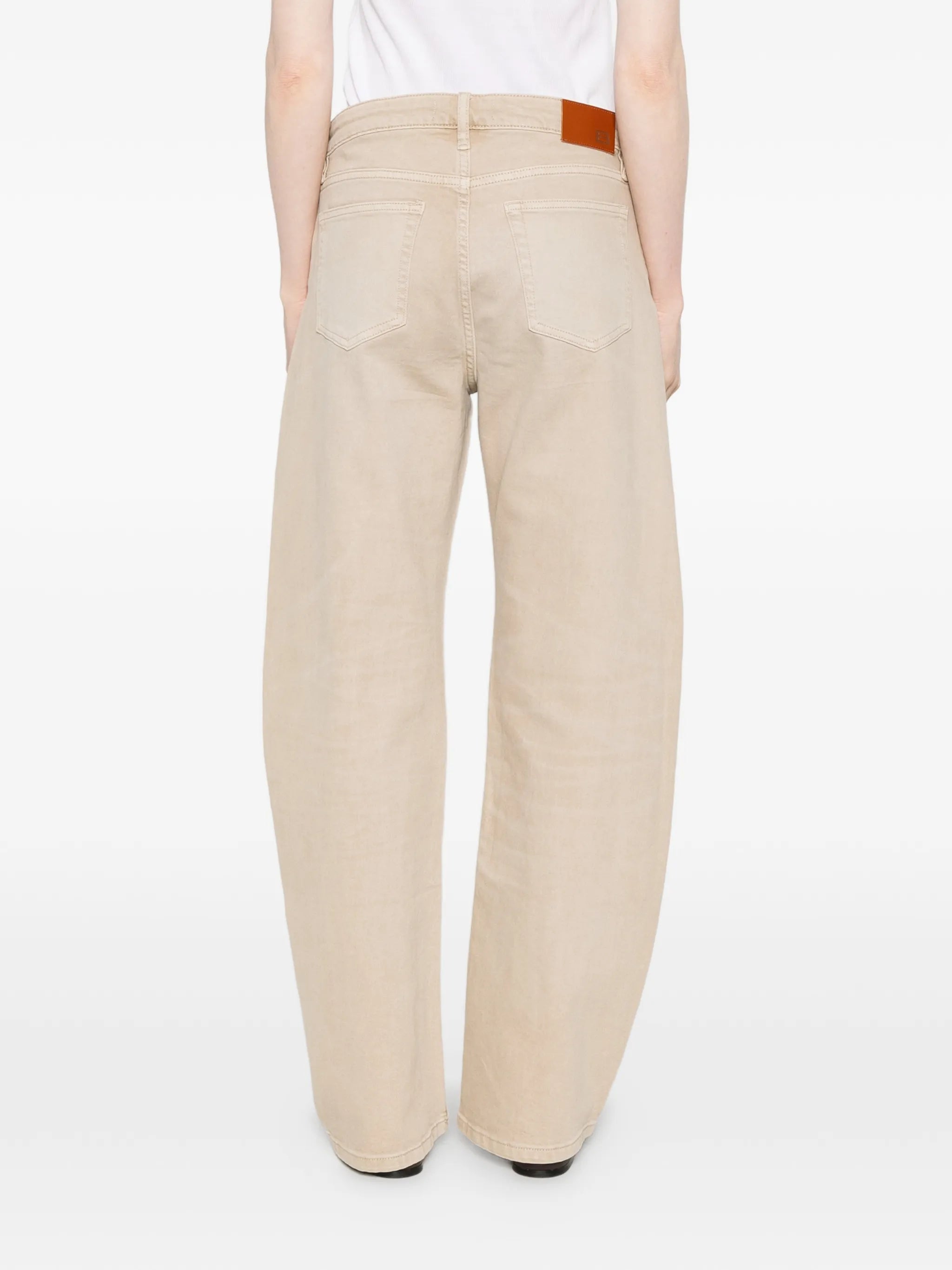 Alida Loosed Bowed jeans Desert Sand