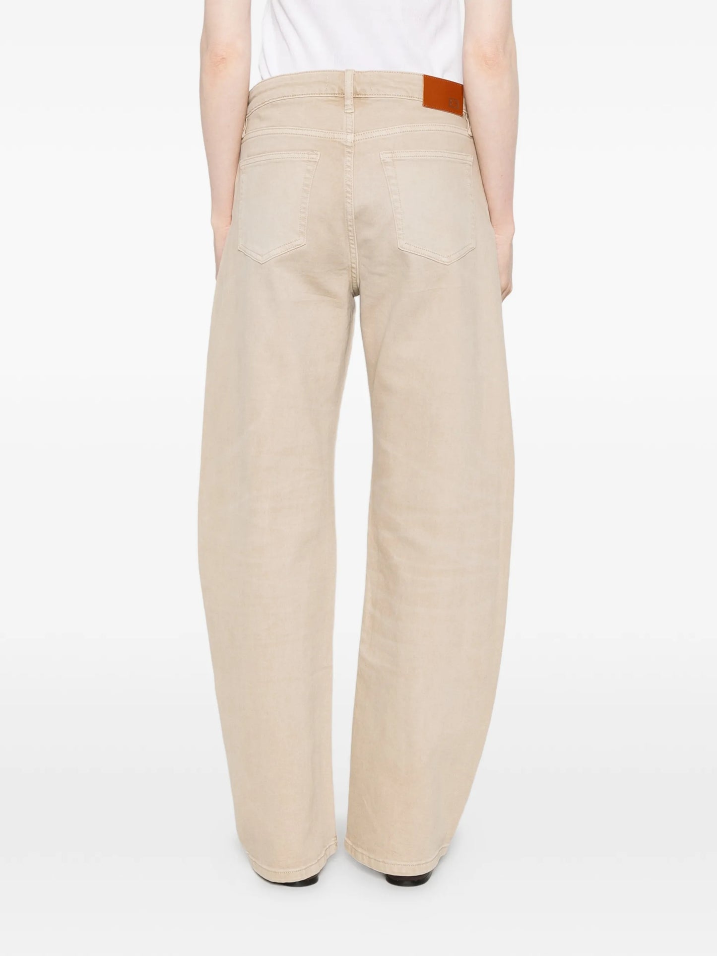Alida Loosed Bowed jeans Desert Sand