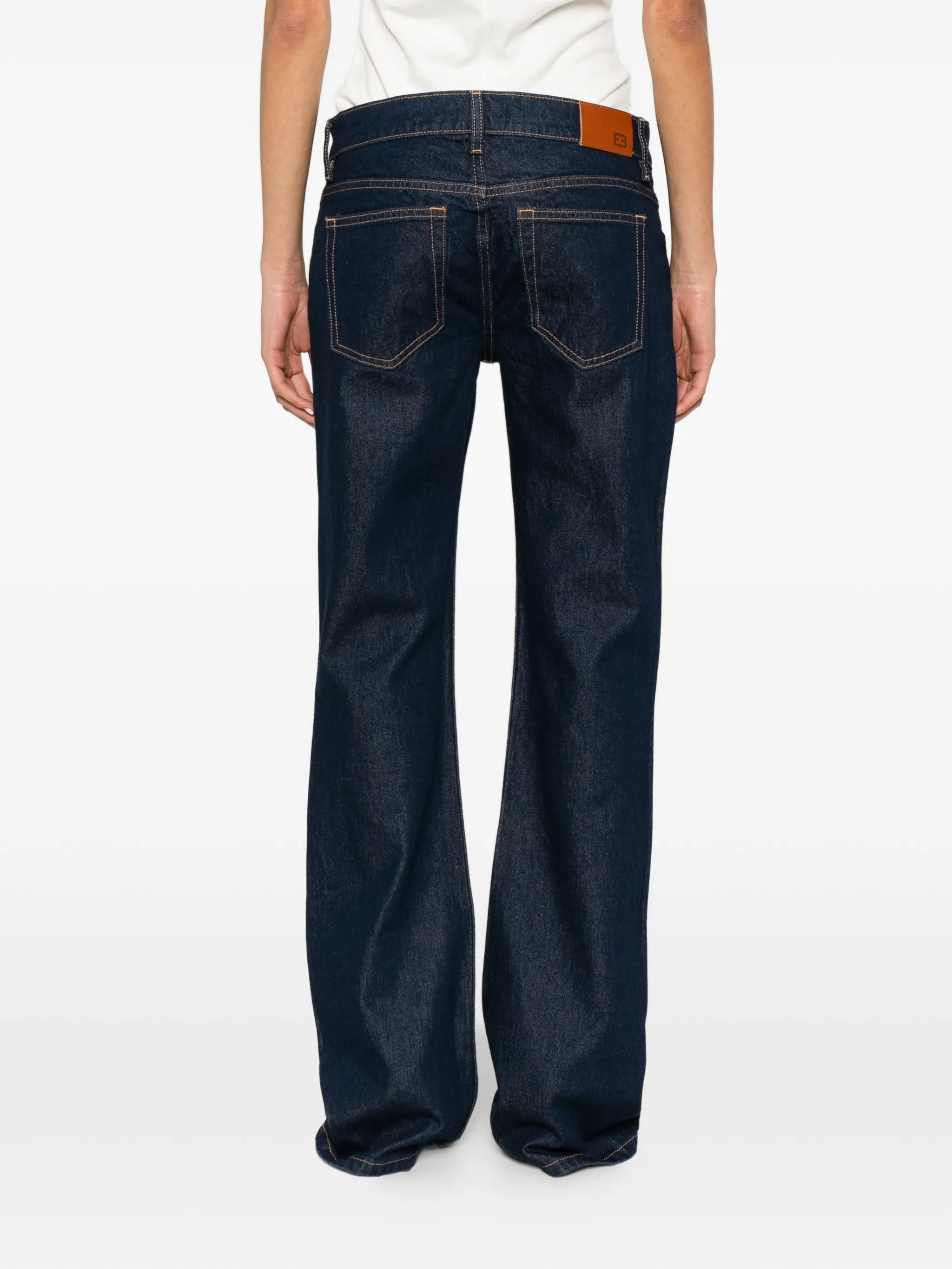 Maria mid-rise bootcut jeans