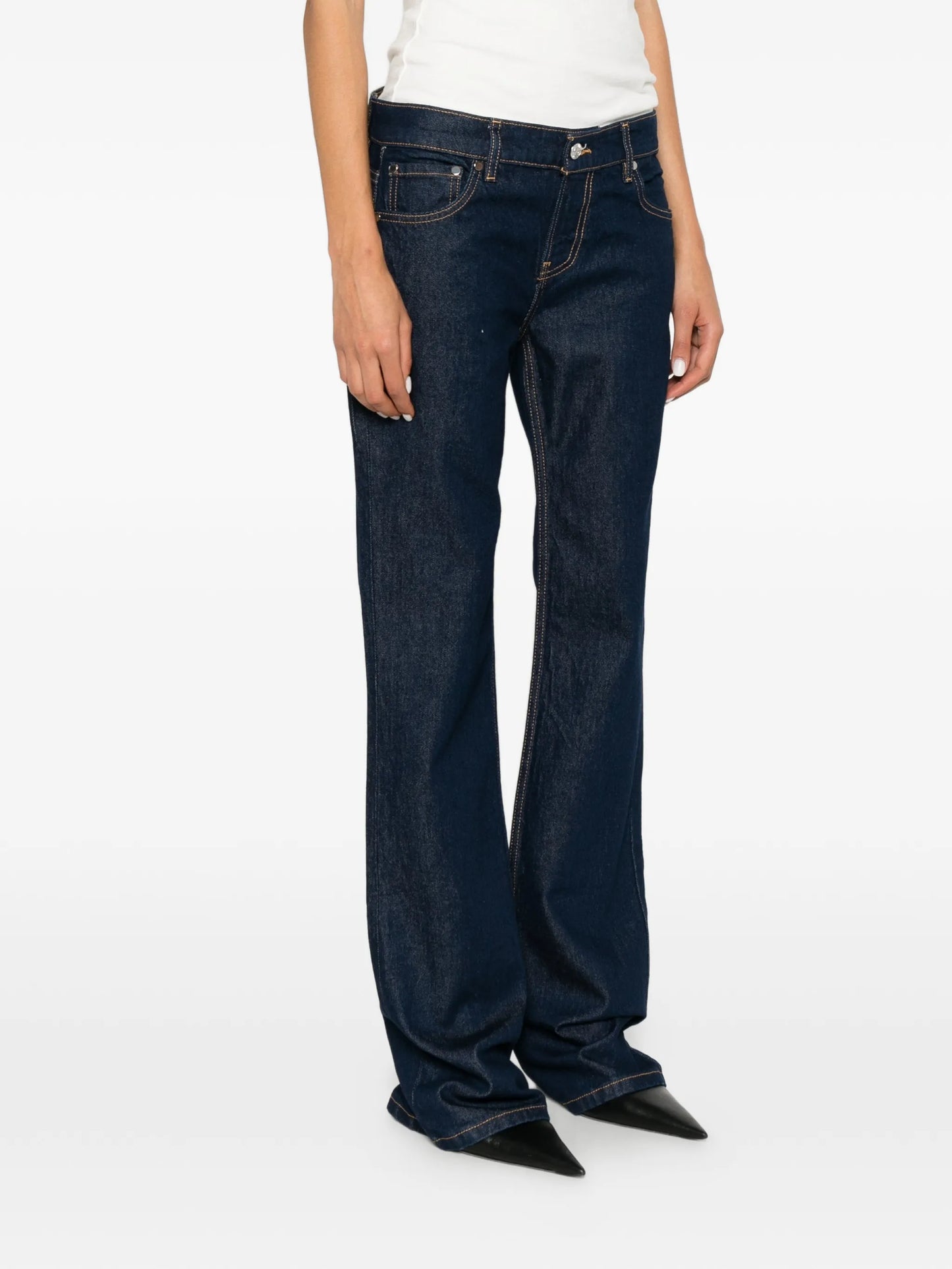 Maria mid-rise bootcut jeans