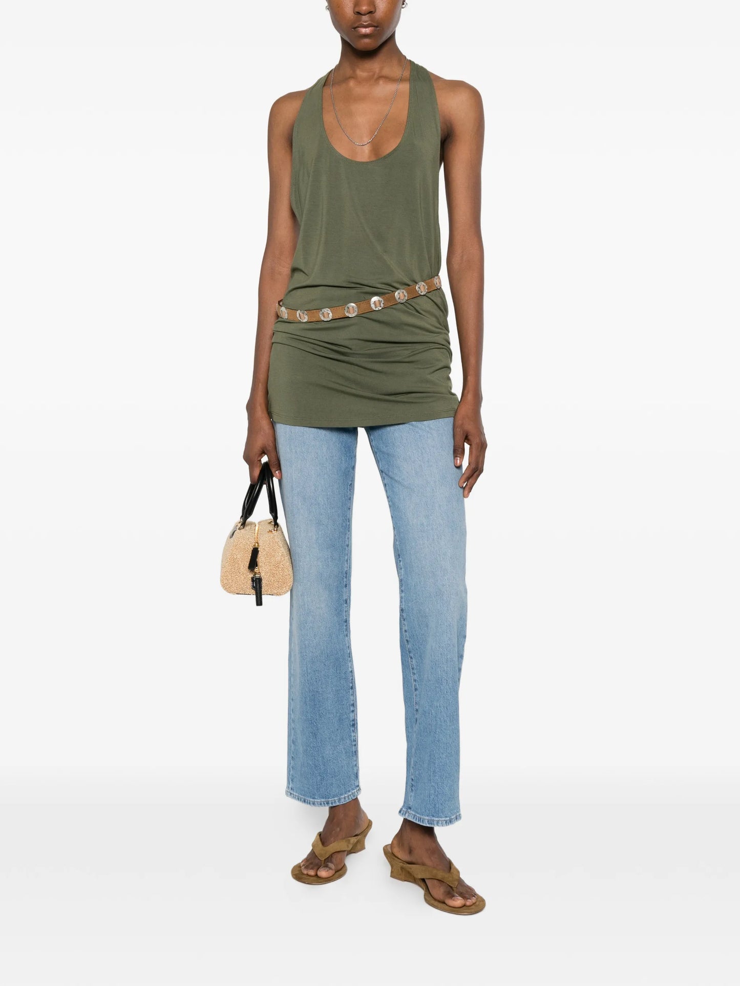 Valley racer-back mini dress