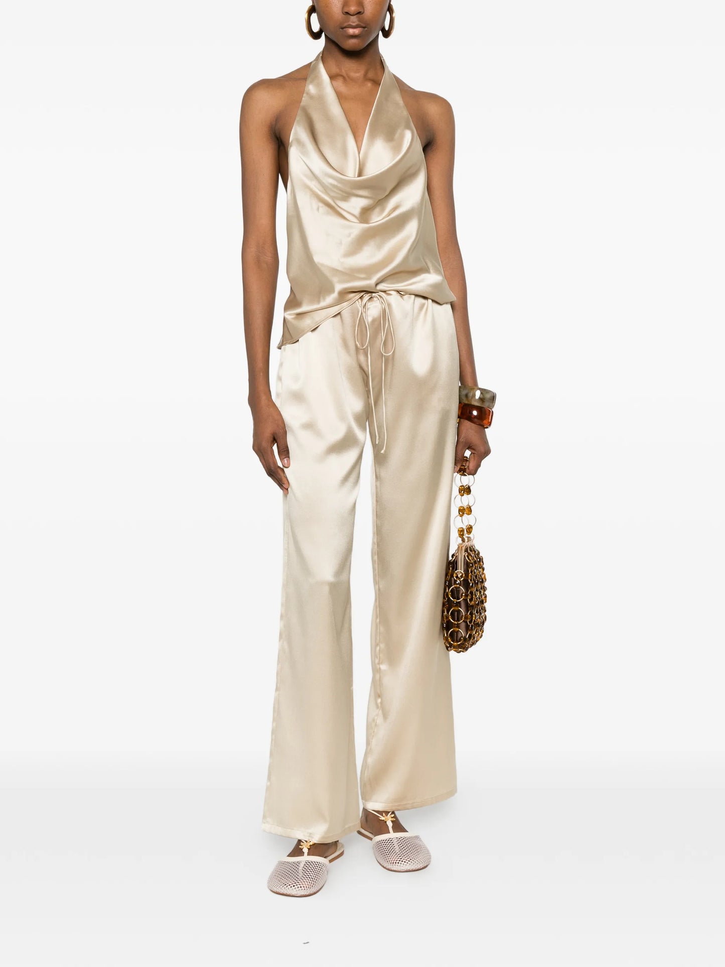 Cassia halterneck blouse